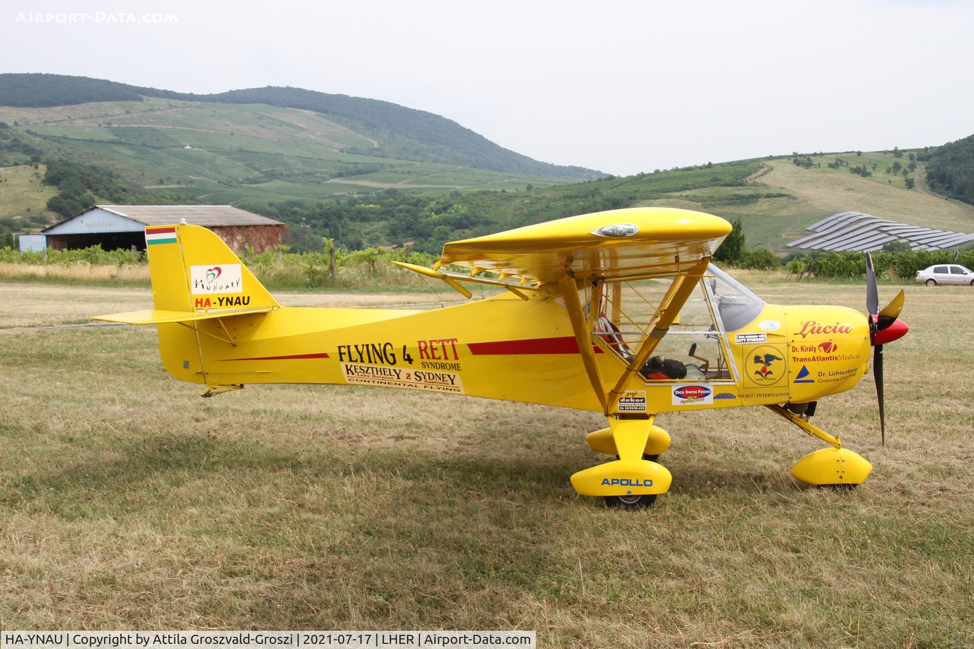 HA-YNAU, 2000 Apollo Fox C/N 040700, LHER - Eger, Apollo Airport, Hungary
