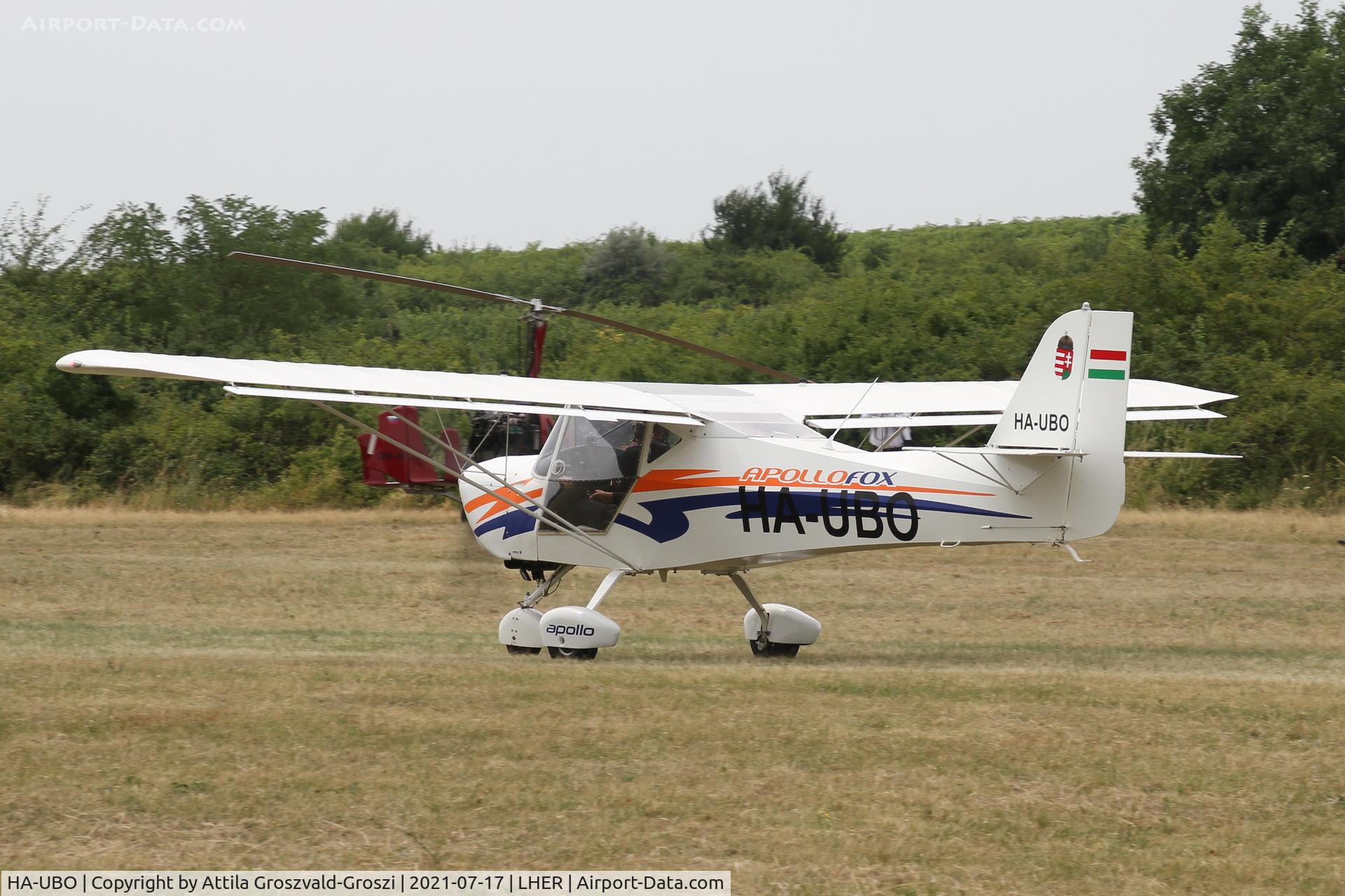 HA-UBO, 2015 Halley Apollo Fox C/N 010115, LHER - Eger, Apollo Airport, Hungary