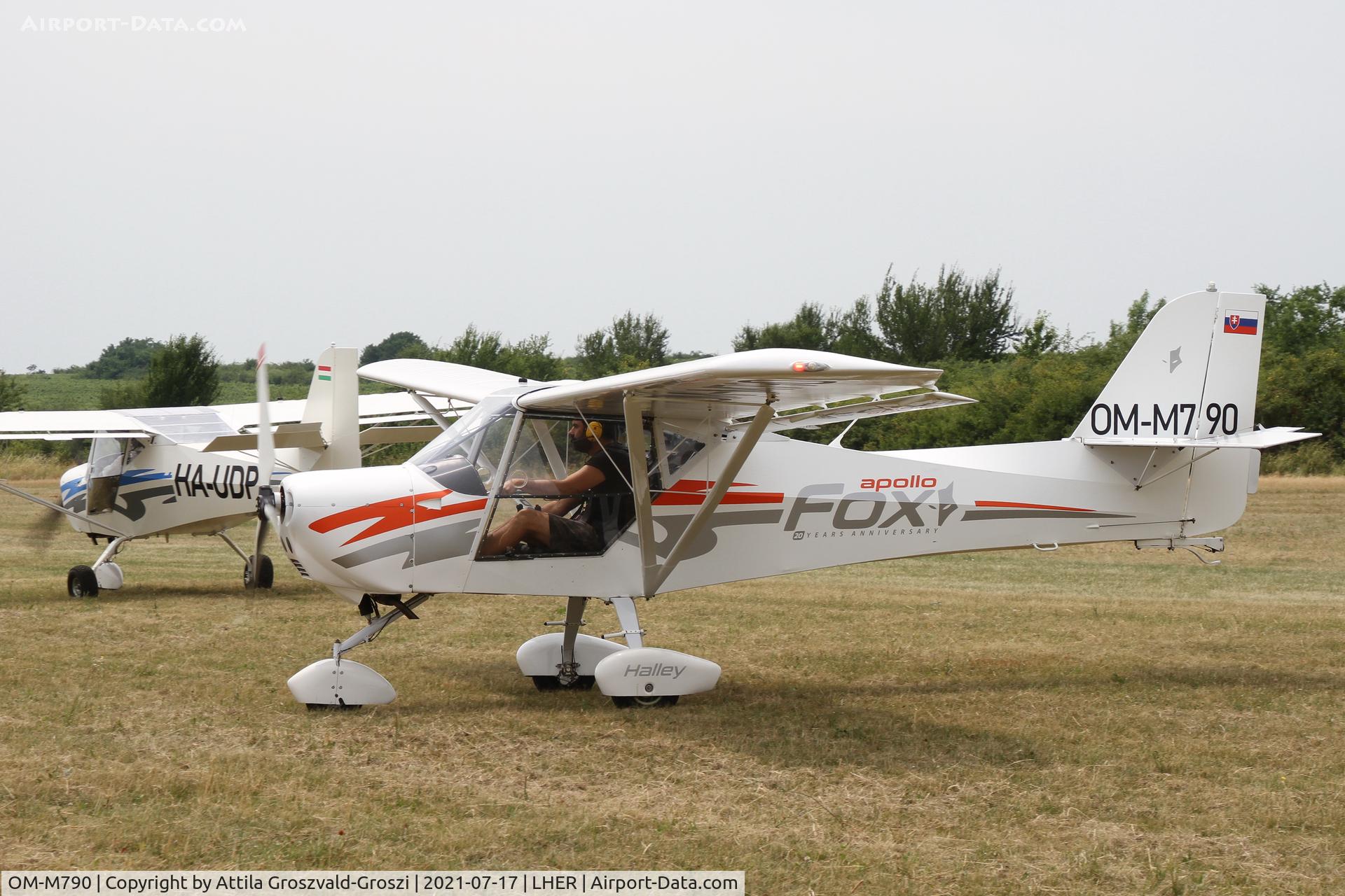 OM-M790, 2010 Halley Apollo Fox C/N 110510, LHER - Eger, Apollo Airport, Hungary