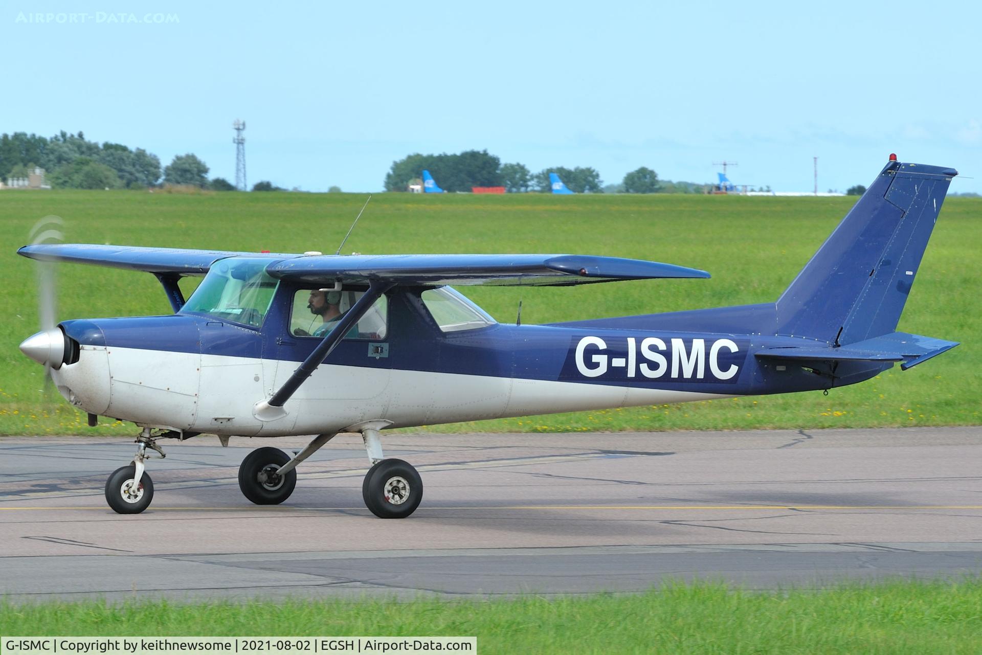 G-ISMC, 1978 Reims F152 C/N 15201468, Arriving at Norwich from Stapleford Tawney.