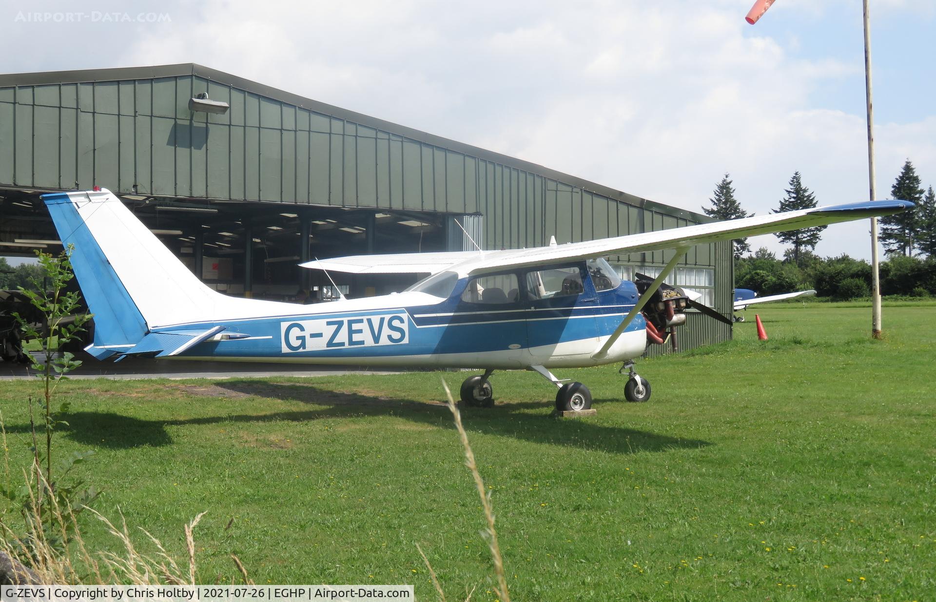 G-ZEVS, 1970 Reims Cessna F172H C/N F17200736, Parked at its base at Popham Airfield Hants.