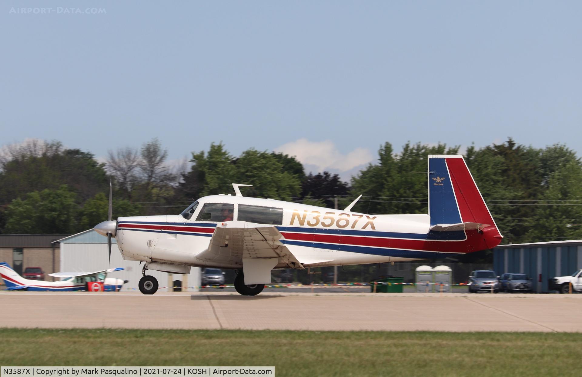 N3587X, 1968 Mooney M-20G Statesman C/N 680156, Mooney M20G