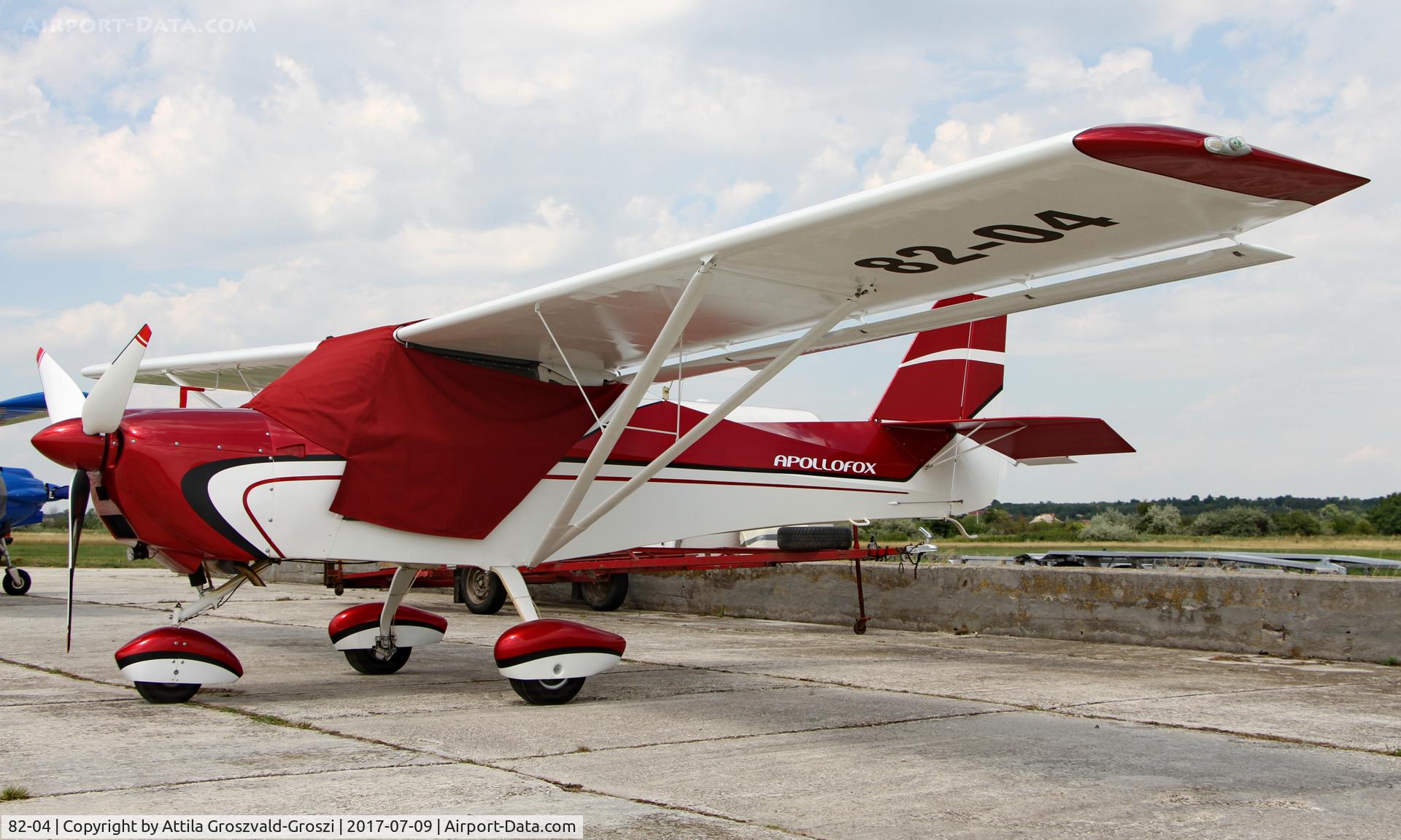 82-04, 2013 Halley Apollo Fox C/N 220813, Balatonfökajár Airport, Hungary