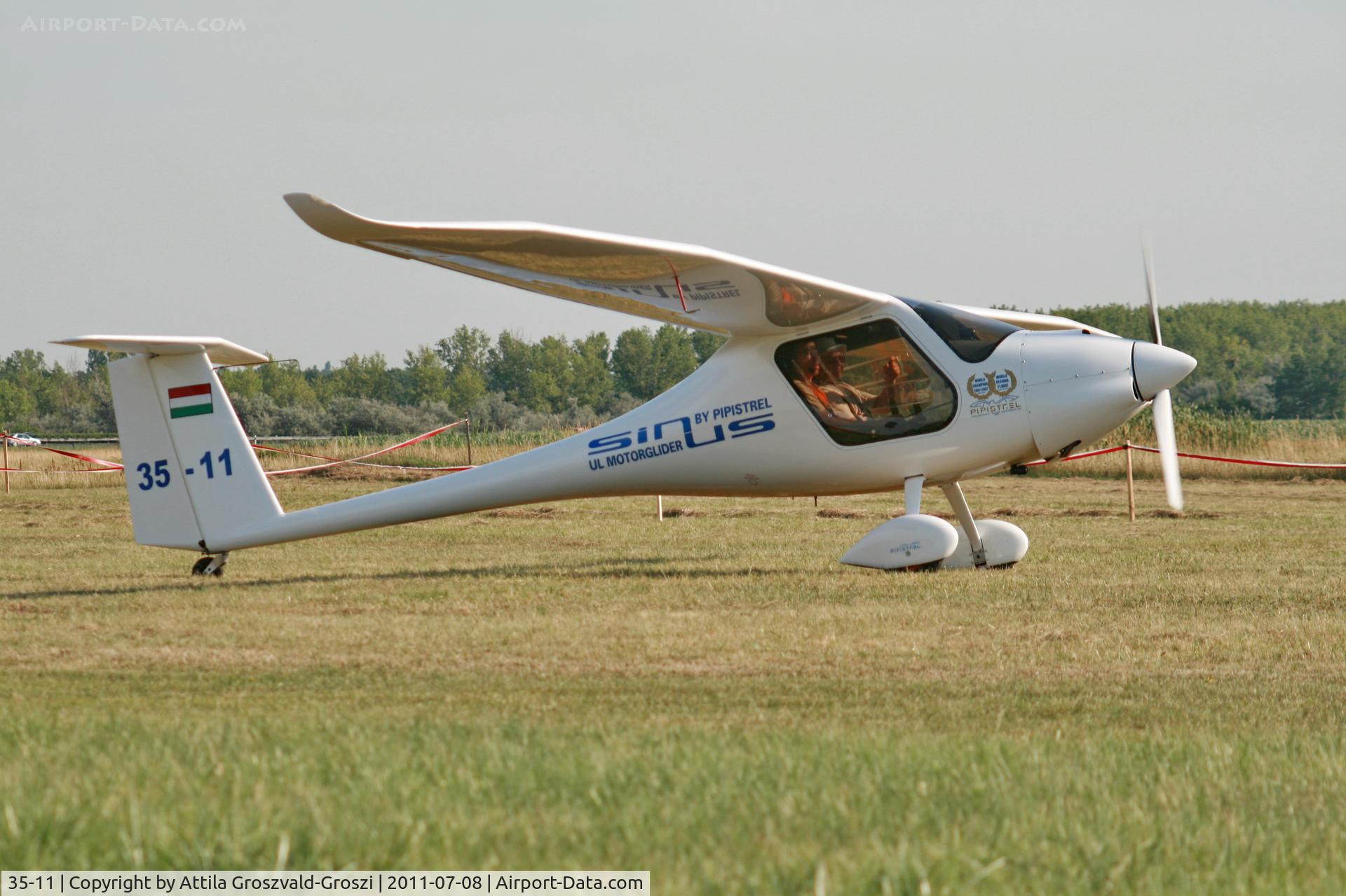 35-11, Pipistrel Sinus 912 C/N ., Balatonfökajár Airport, Hungary