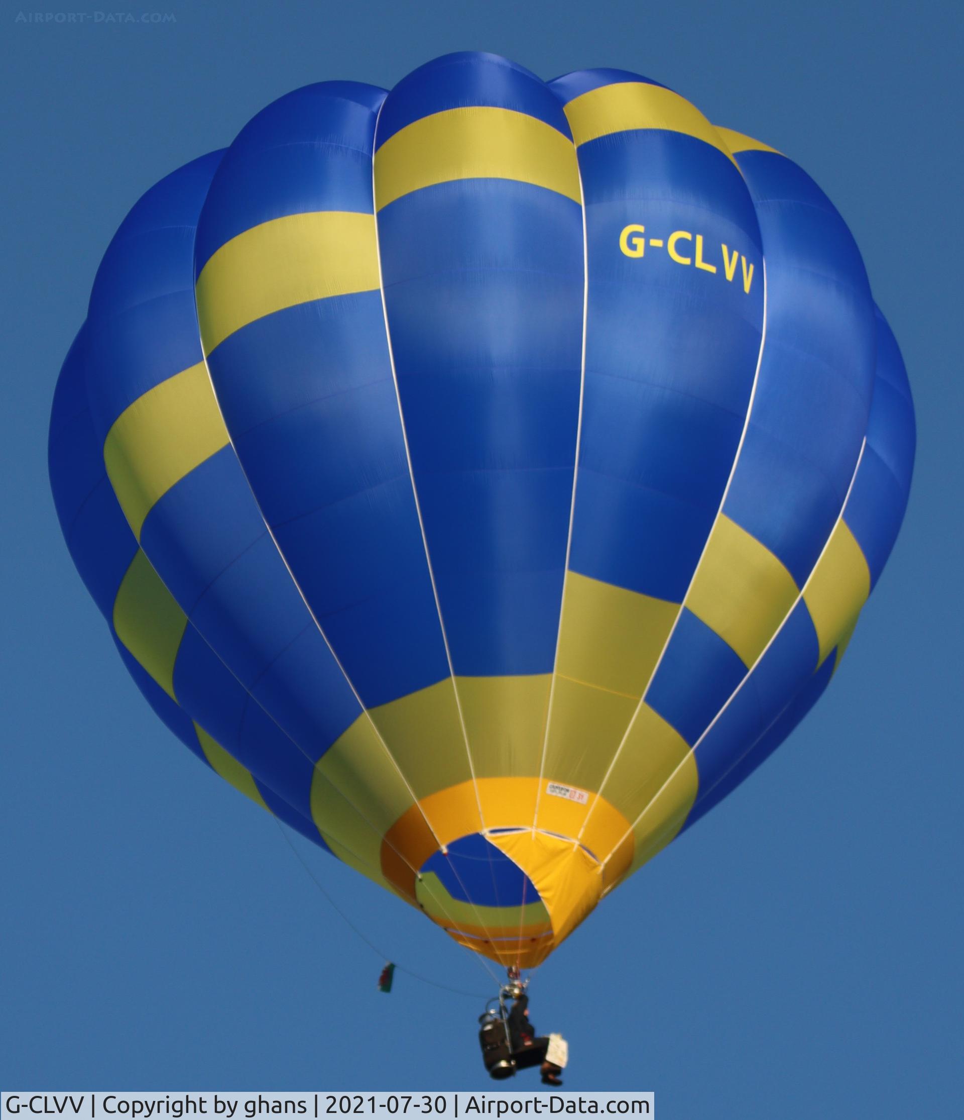 G-CLVV, 2021 Cameron Balloons O-31 C/N 12422, @ Chambley