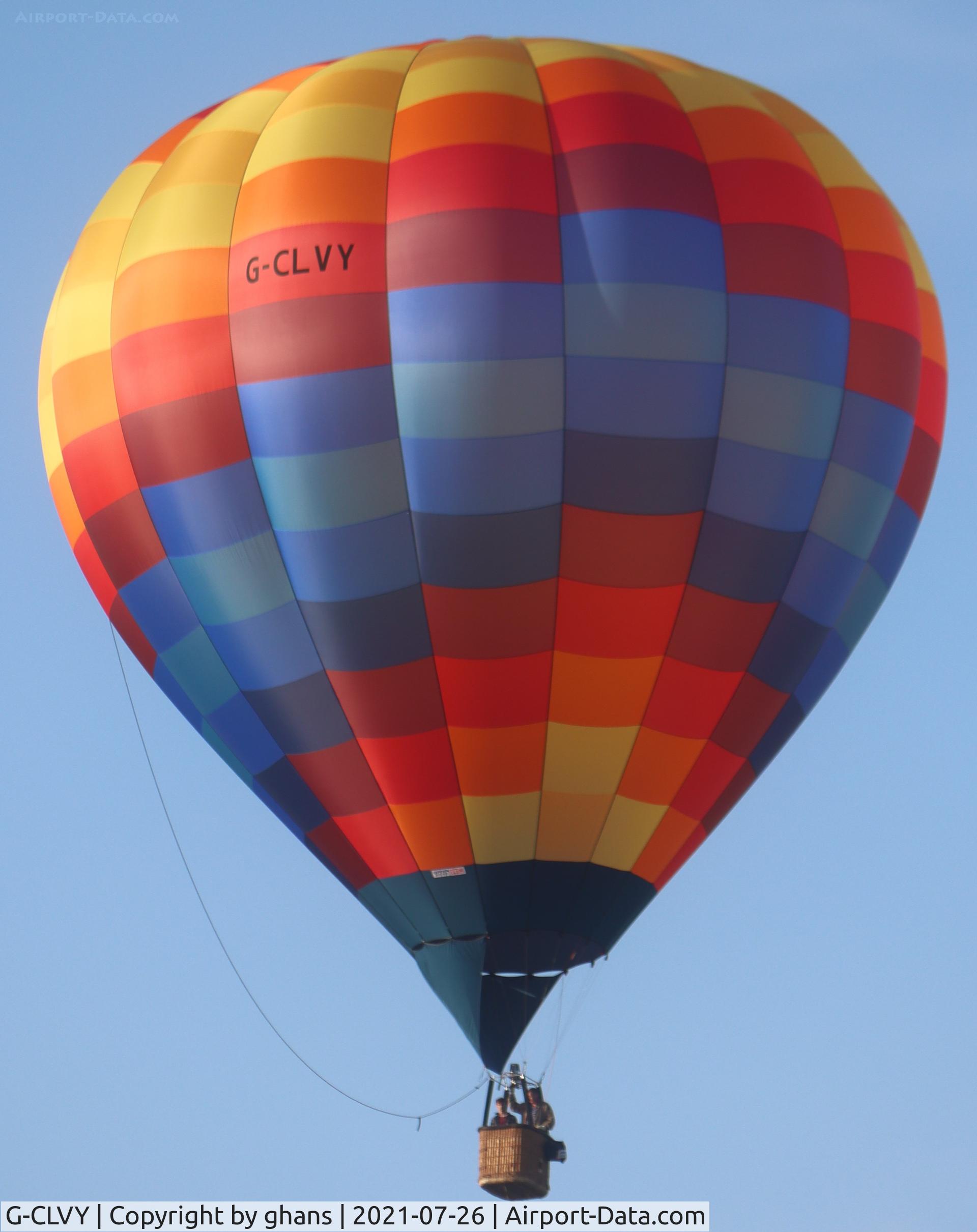 G-CLVY, 2021 Cameron Balloons Sport-80 C/N 12424, @ Chambley