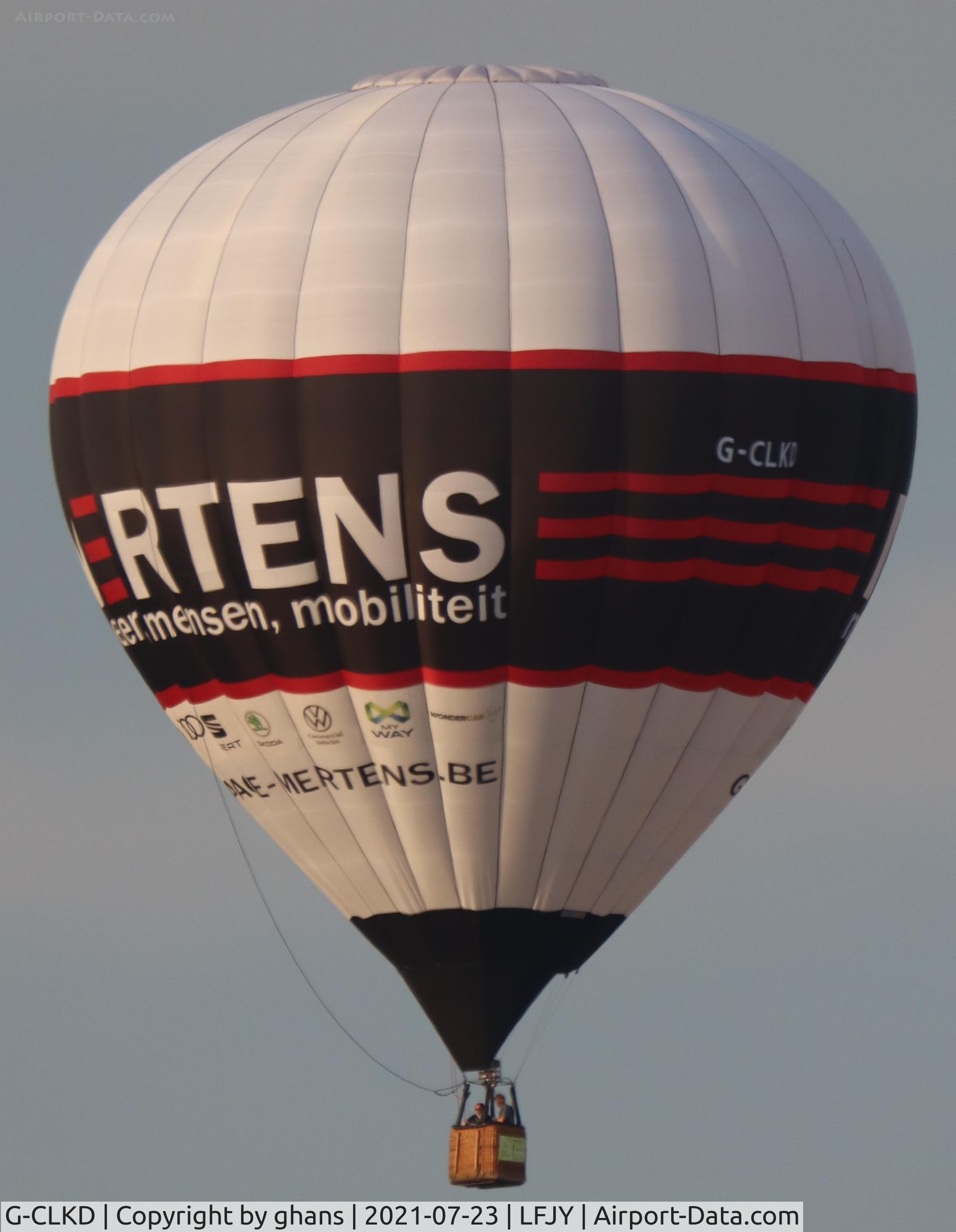 G-CLKD, 2019 Cameron Balloons Z-105 C/N 12342, @ Chambley