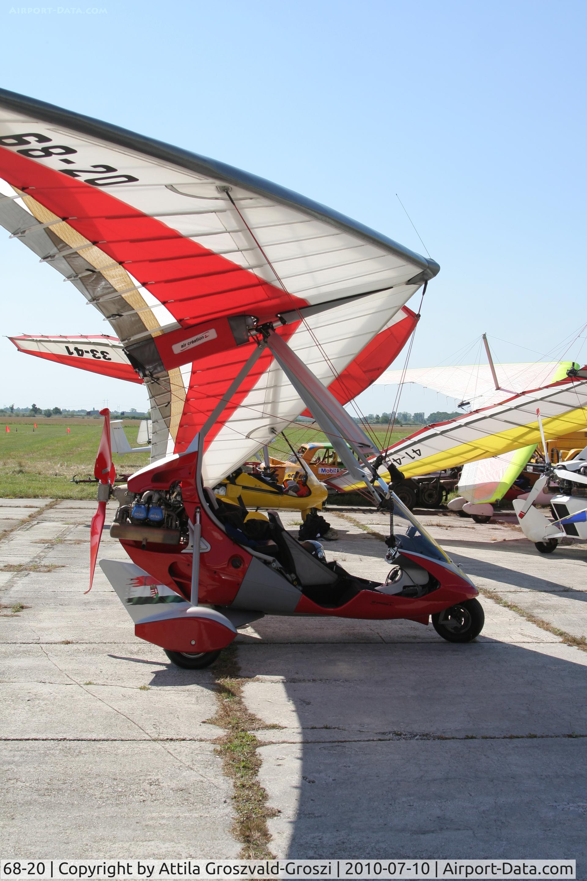 68-20, Air Creation BioniX Tanarg 912ES C/N A10017-10012, Balatonfökajár Airport, Hungary