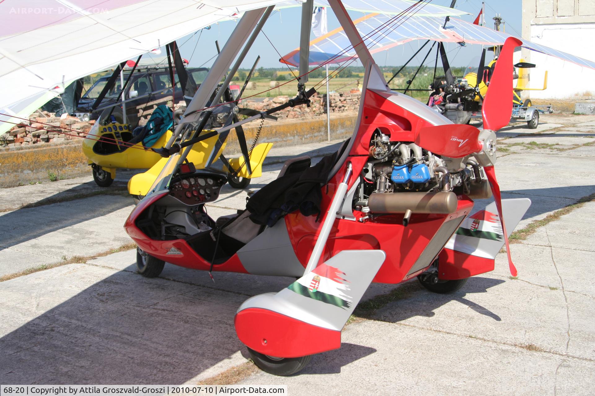 68-20, Air Creation BioniX Tanarg 912ES C/N A10017-10012, Balatonfökajár Airport, Hungary