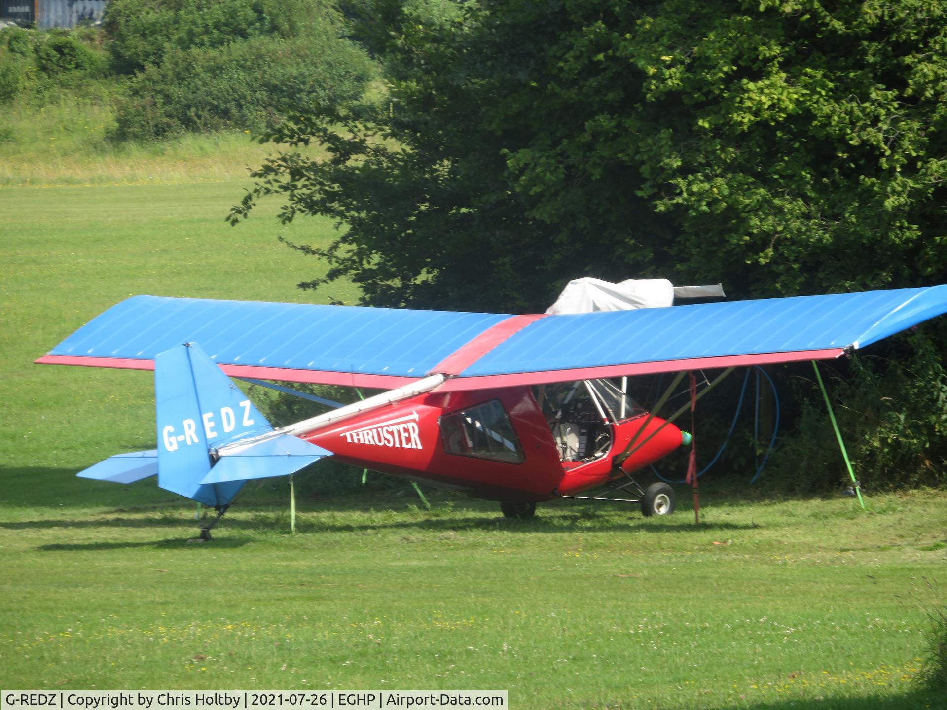 G-REDZ, 2003 Thruster T600N 450 C/N 0037-T600N-091, Parked at Popham Airfield, Hants