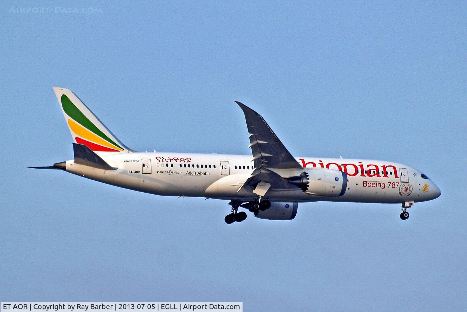 ET-AOR, 2012 Boeing 787-8 Dreamliner C/N 34746, ET-AOR   Boeing 787-8 Dreamliner [34746] (Ethiopian Airlines) Home~G 05/07/2013