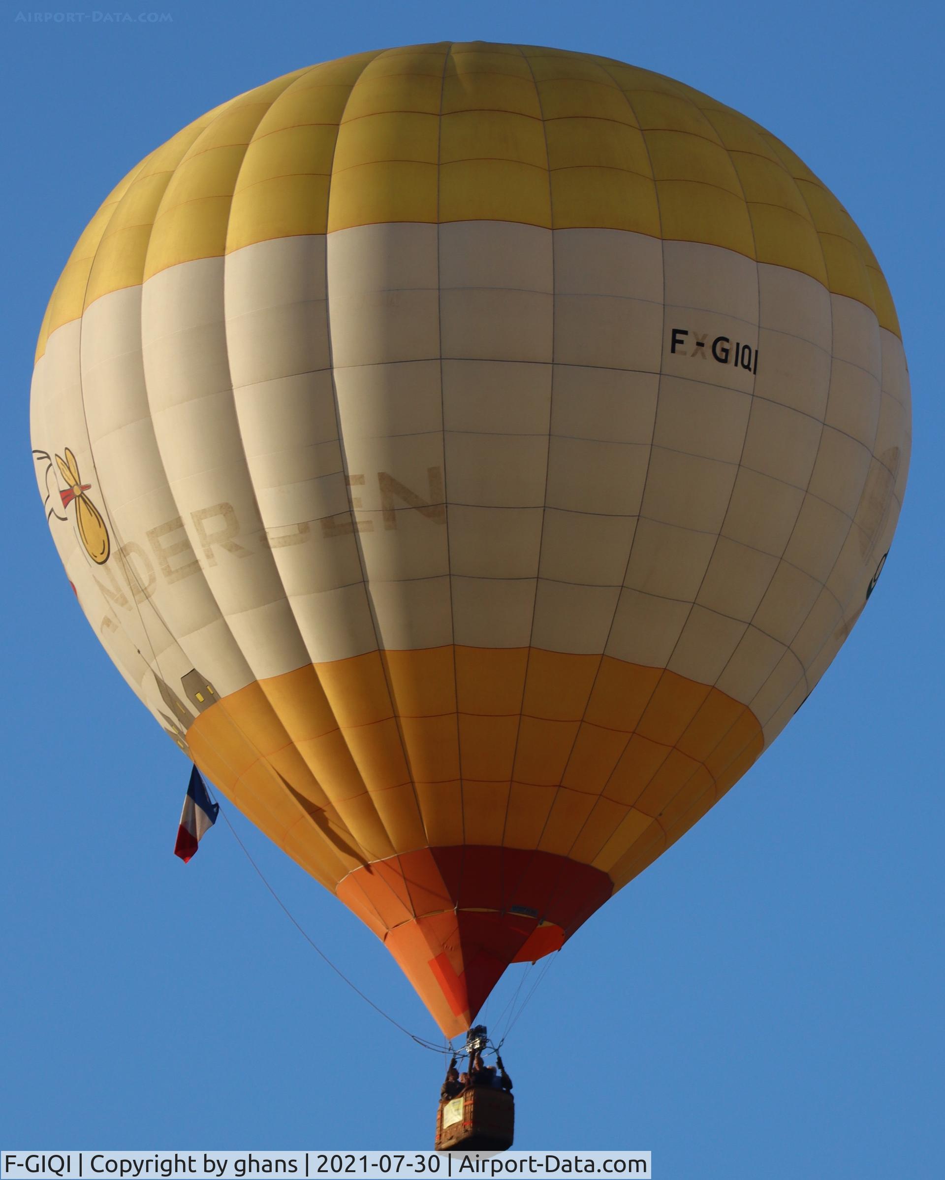 F-GIQI, Cameron Balloons Z-105 C/N 10157, @ Chambley