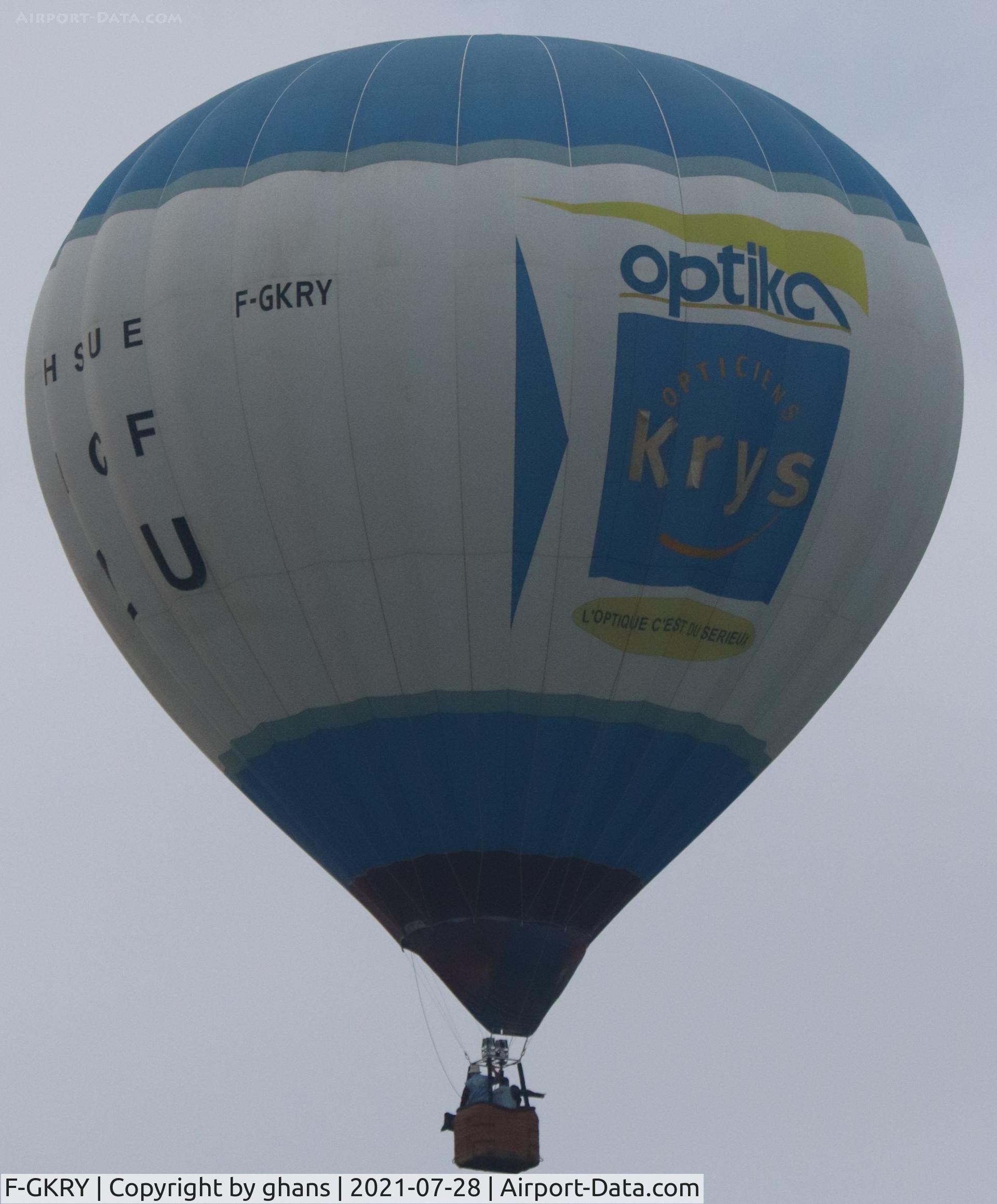 F-GKRY, Cameron Balloons N-105 C/N 10577, @ Chambley