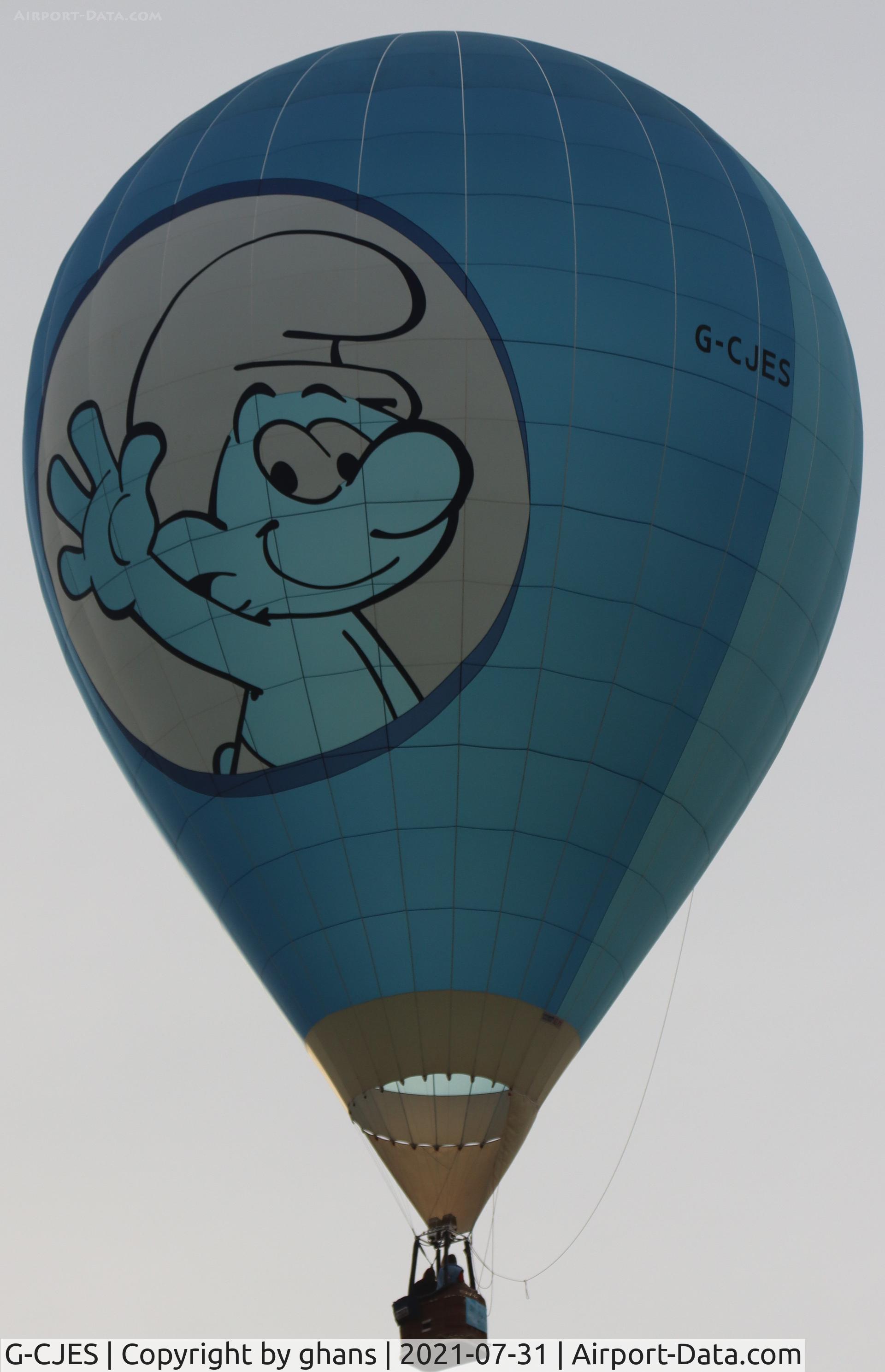 G-CJES, 2010 Cameron Balloons TR-77 C/N 11972, @ Chambley