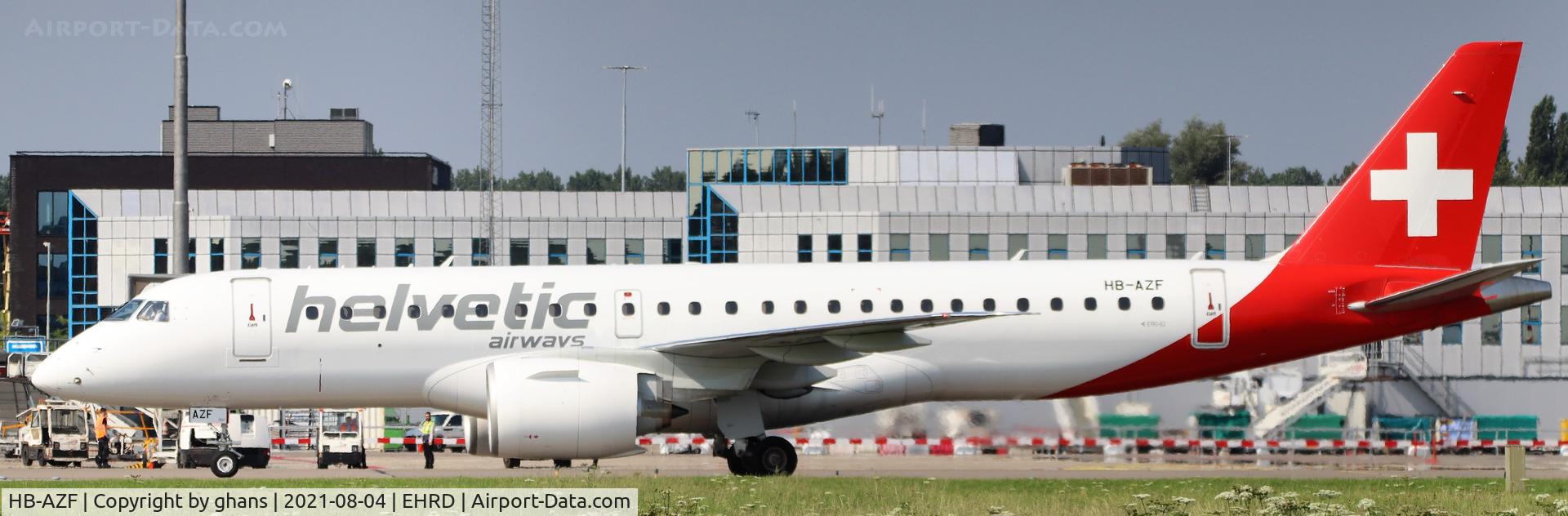 HB-AZF, 2020 Embraer E195-E2 C/N 19020043, Visiting Rotterdam The Hague Airport