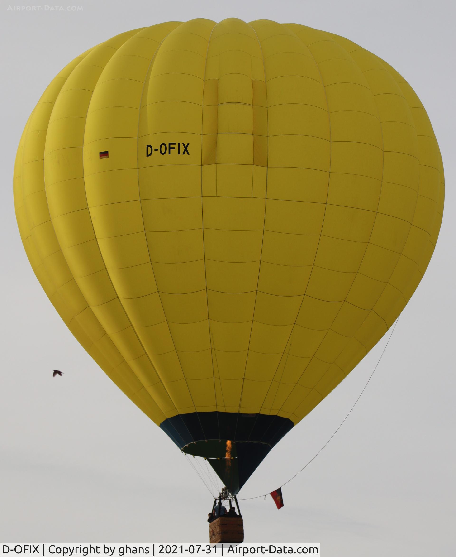 D-OFIX, 2010 Cameron A-120 C/N 11449, @ Chambley