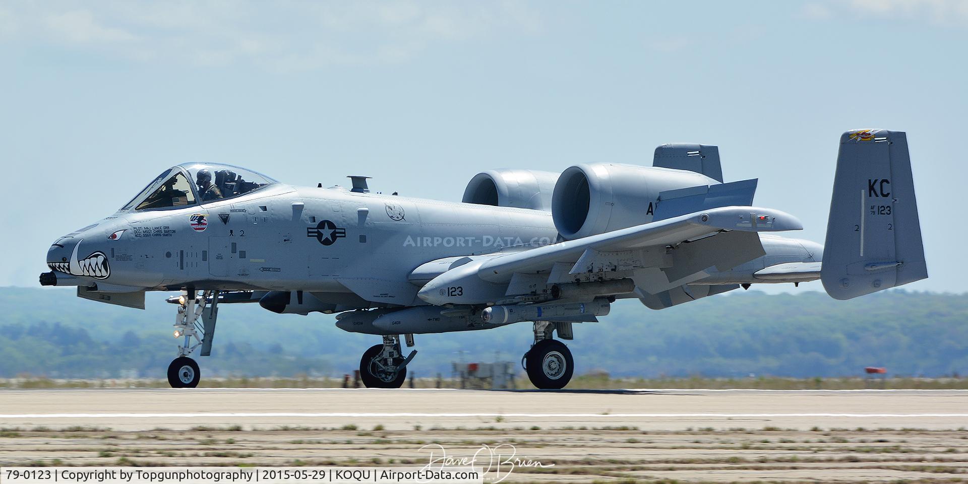 79-0123, 1979 Fairchild Republic A-10C Thunderbolt II C/N A10-0387, Static Arrival for RI Air Show