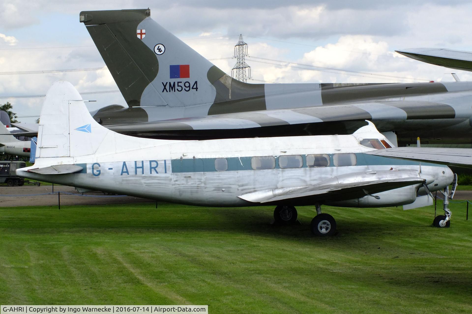 G-AHRI, 1946 De Havilland DH-104 Dove 1B C/N 04008, De Havilland D.H.104 Dove 1B at the Newark Air Museum