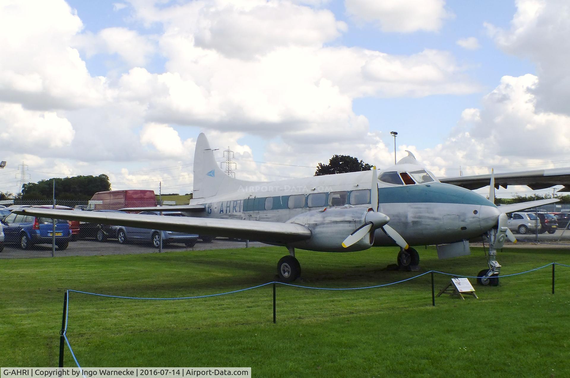 G-AHRI, 1946 De Havilland DH-104 Dove 1B C/N 04008, De Havilland D.H.104 Dove 1B at the Newark Air Museum