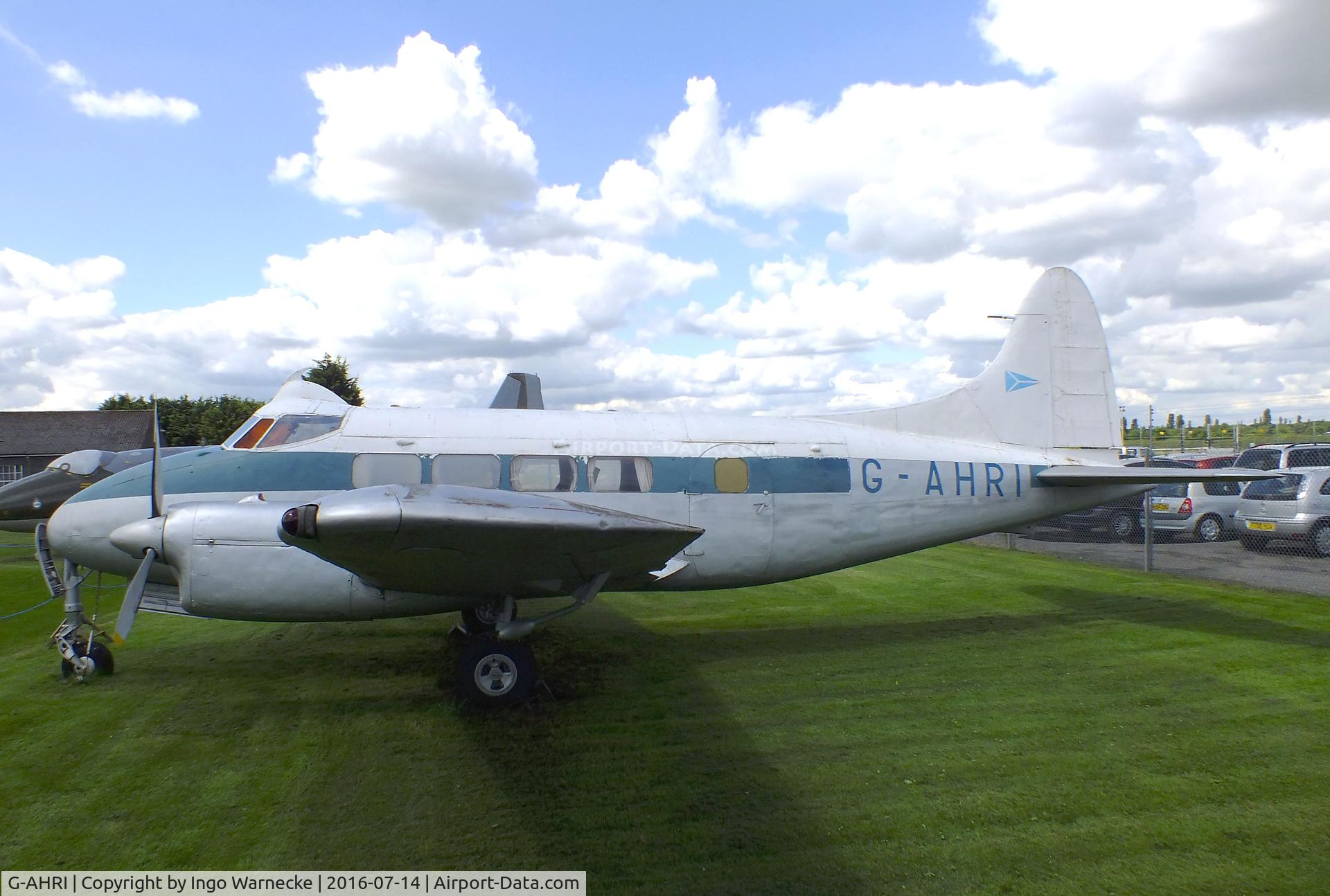 G-AHRI, 1946 De Havilland DH-104 Dove 1B C/N 04008, De Havilland D.H.104 Dove 1B at the Newark Air Museum