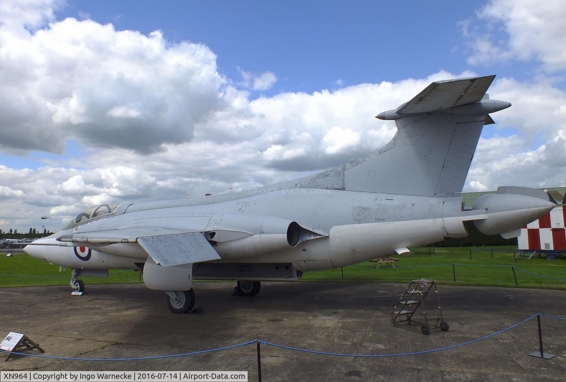 XN964, 1963 Blackburn Buccaneer S.1 C/N B3-19-62, Blackburn (Hawker Siddeley) Buccaneer S1, being restored at the Newark Air Museum