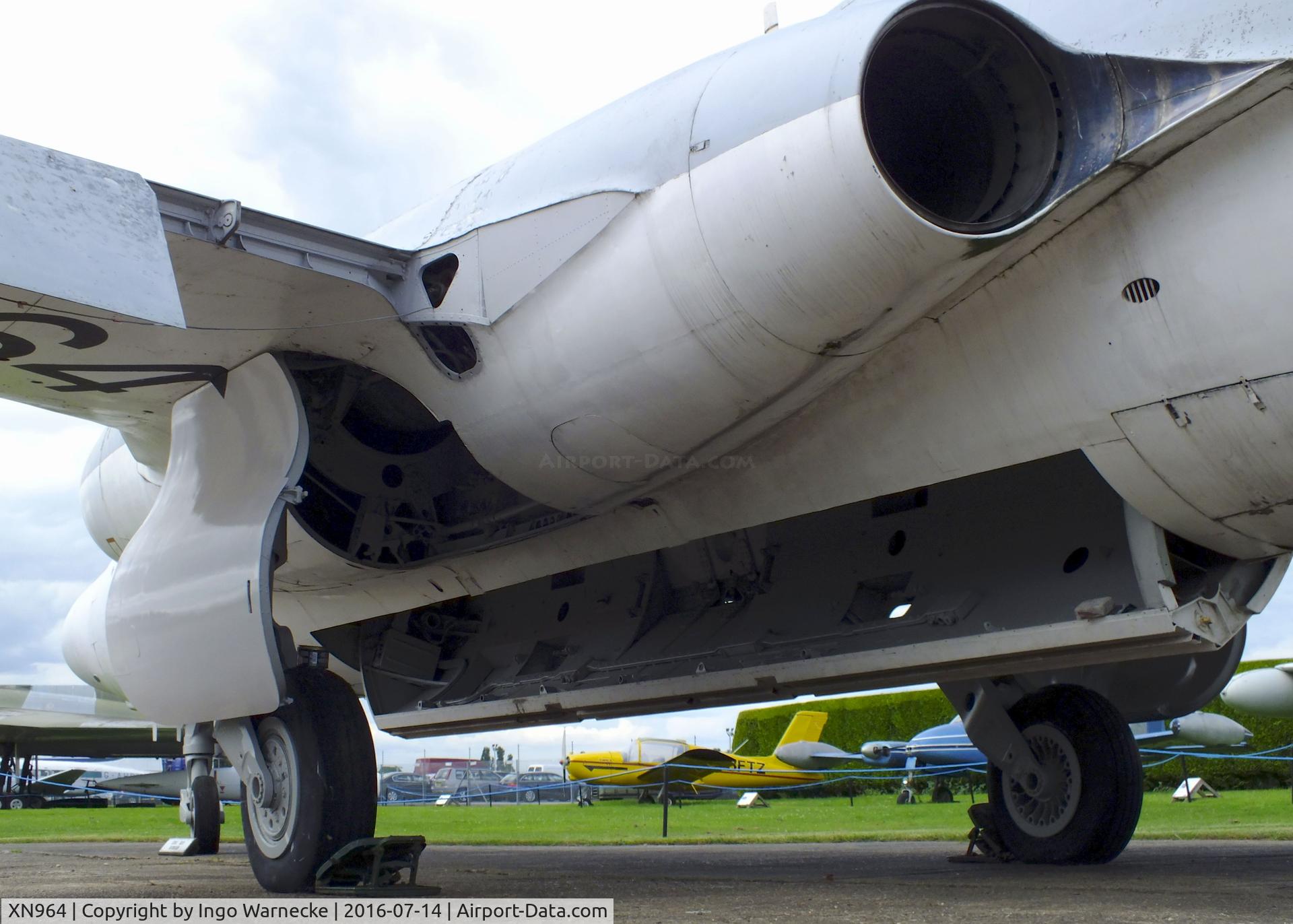 XN964, 1963 Blackburn Buccaneer S.1 C/N B3-19-62, Blackburn (Hawker Siddeley) Buccaneer S1, being restored at the Newark Air Museum