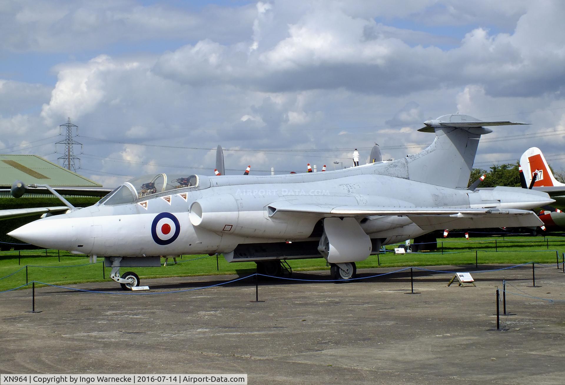 XN964, 1963 Blackburn Buccaneer S.1 C/N B3-19-62, Blackburn (Hawker Siddeley) Buccaneer S1, being restored at the Newark Air Museum