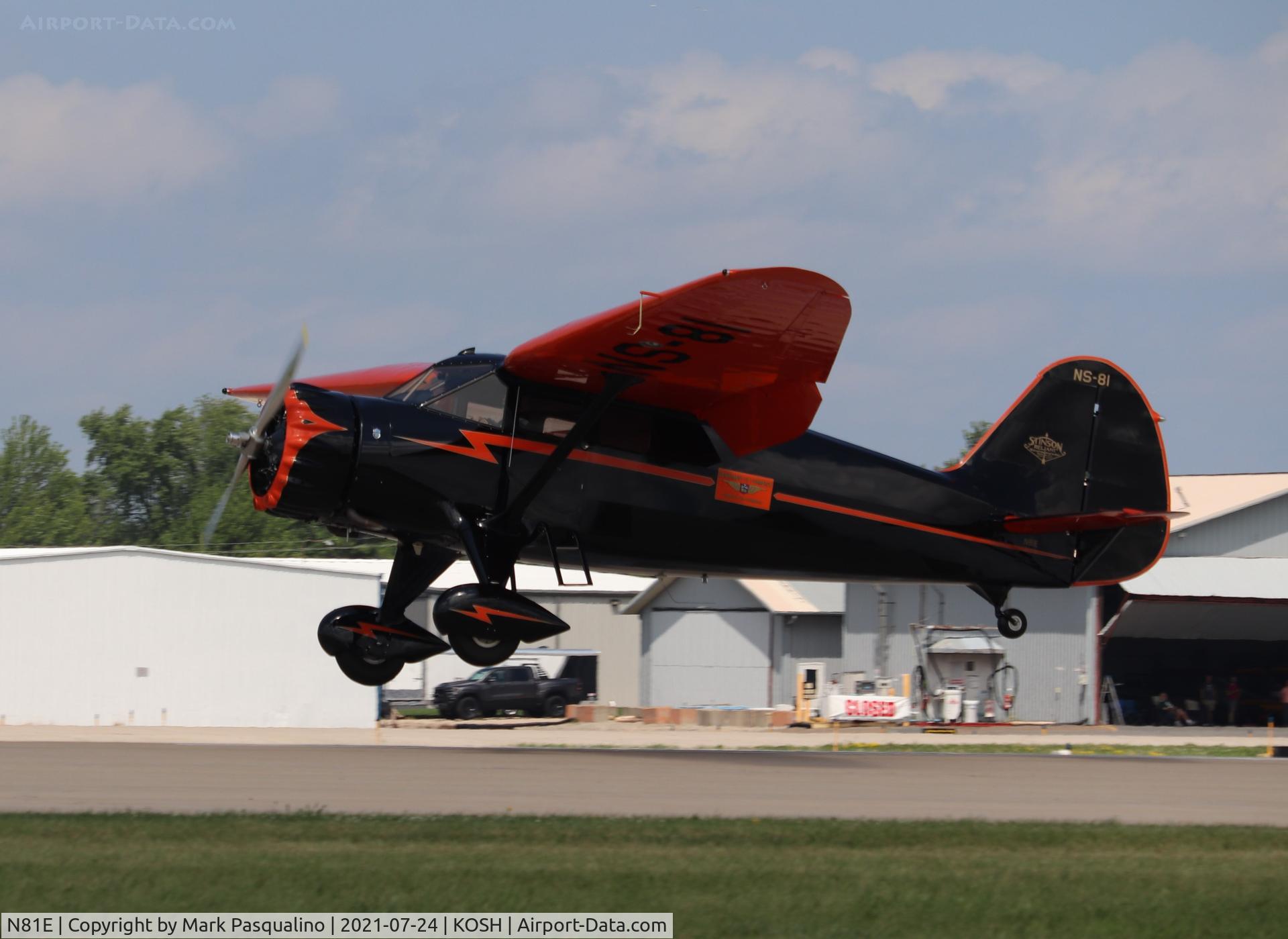 N81E, 1937 Stinson SR-8B Reliant C/N 9815, Stinson SR-8B