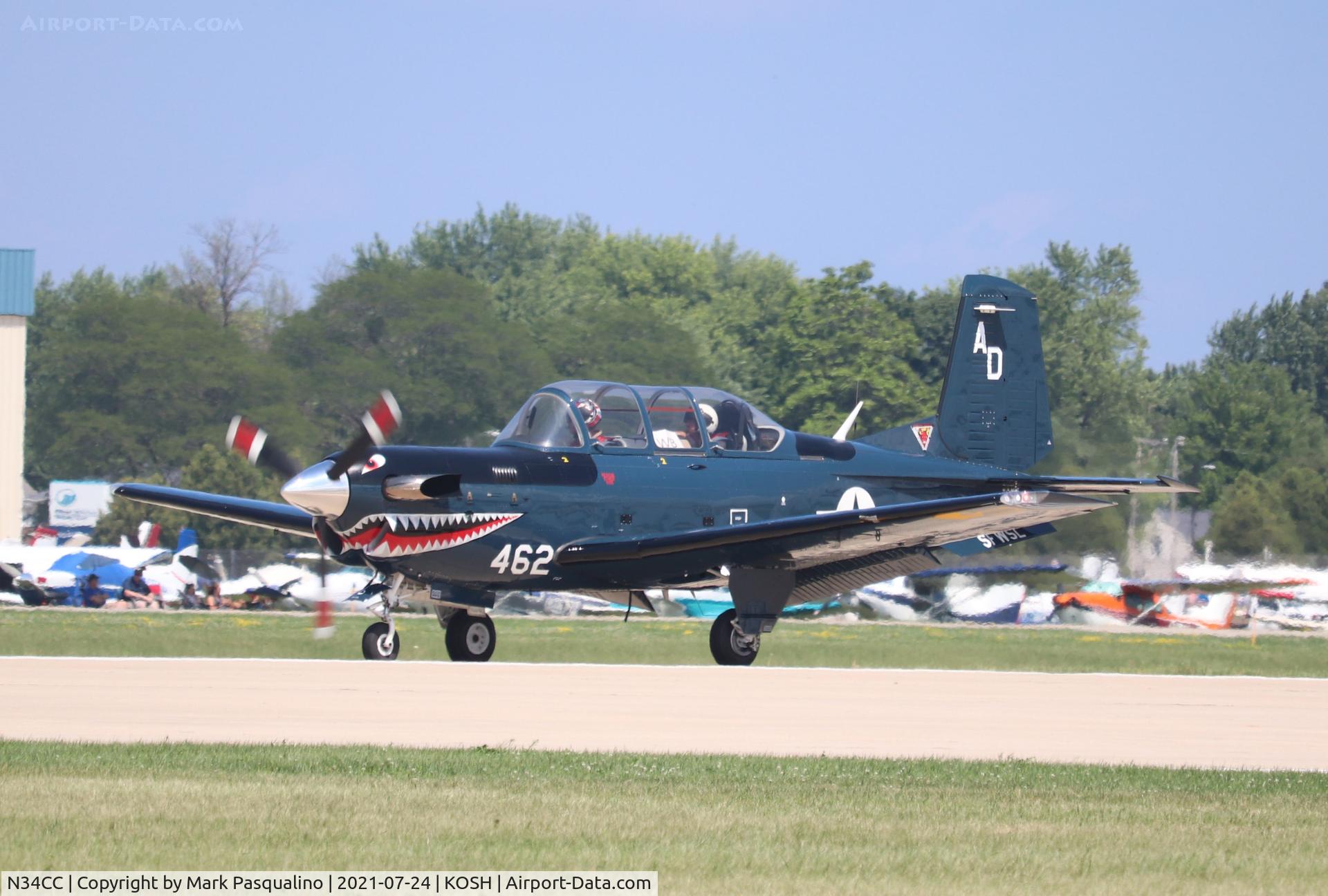 N34CC, 1982 Beech T-34C-1 Turbo Mentor C/N GM-86, Beech T-34C-1