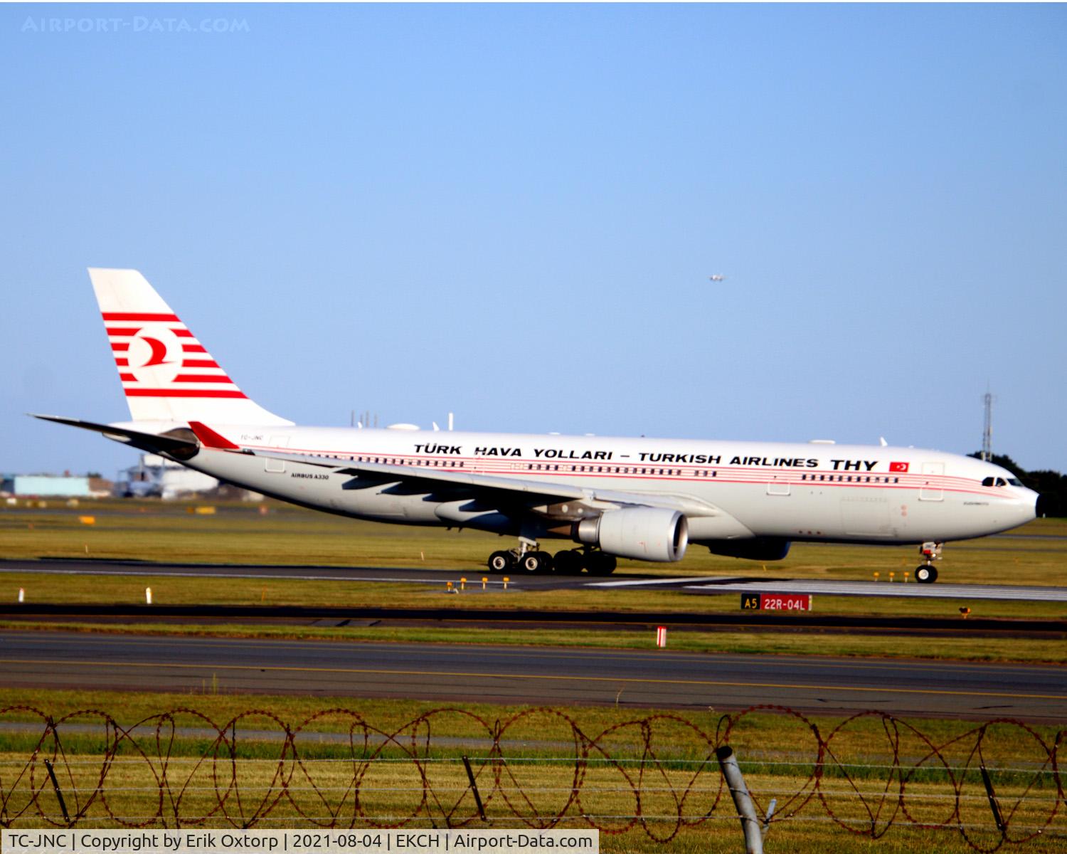 TC-JNC, 2006 Airbus A330-203 C/N 742, TC-JNC taking off 22R
