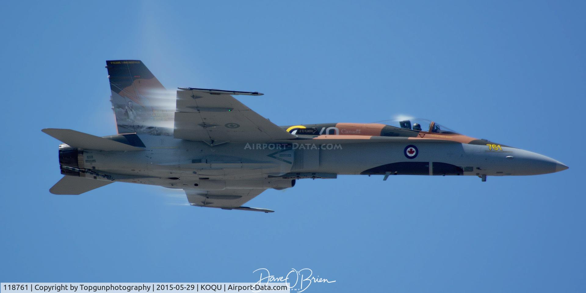 118761, McDonnell Douglas CF-188 (F/A-18A) C/N 417/A346, CF-18 Demo Team out of Cold Lake Alberta
