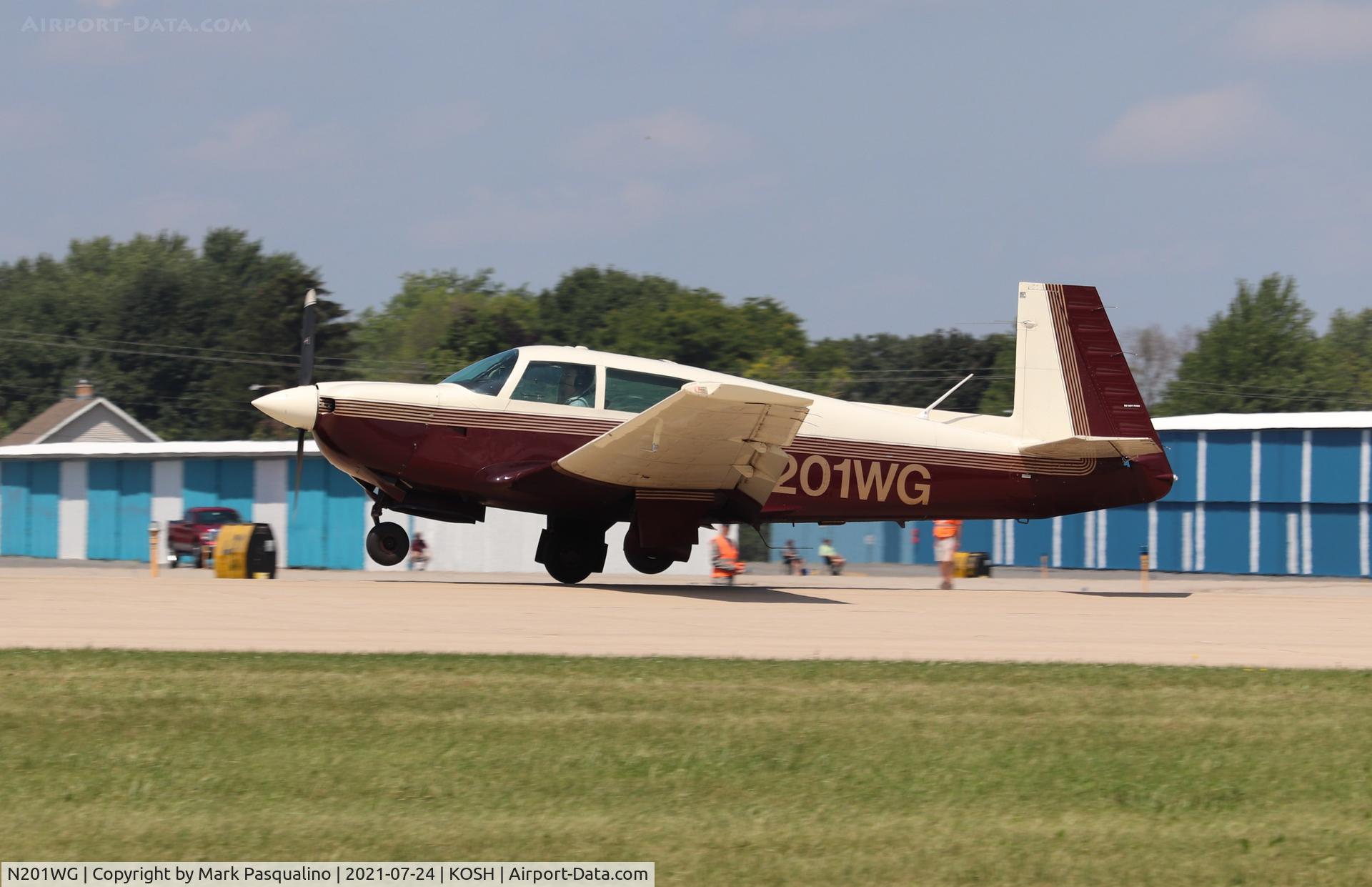 N201WG, 1977 Mooney M20J 201 C/N 24-0250, Mooney M20J