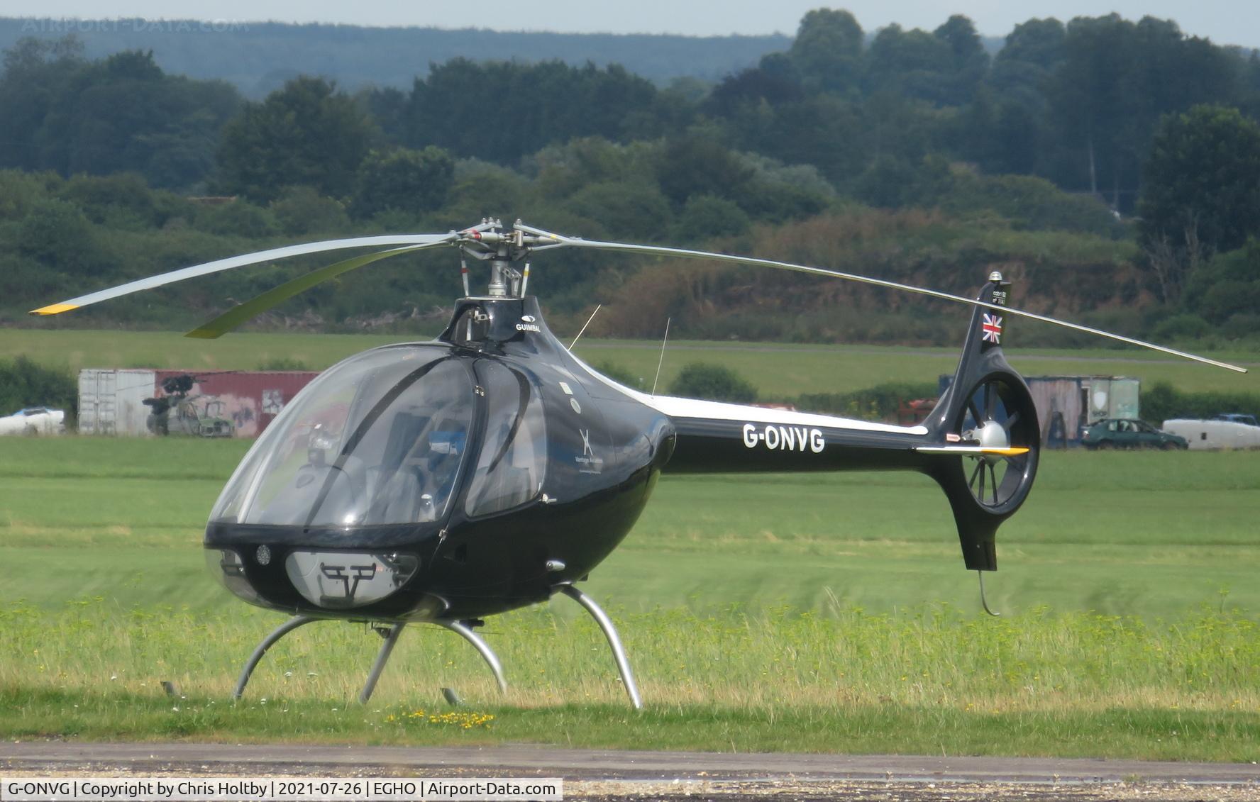 G-ONVG, 2016 Guimbal Cabri G2 C/N 1141, Parked at Thruxton Airfield, Hants