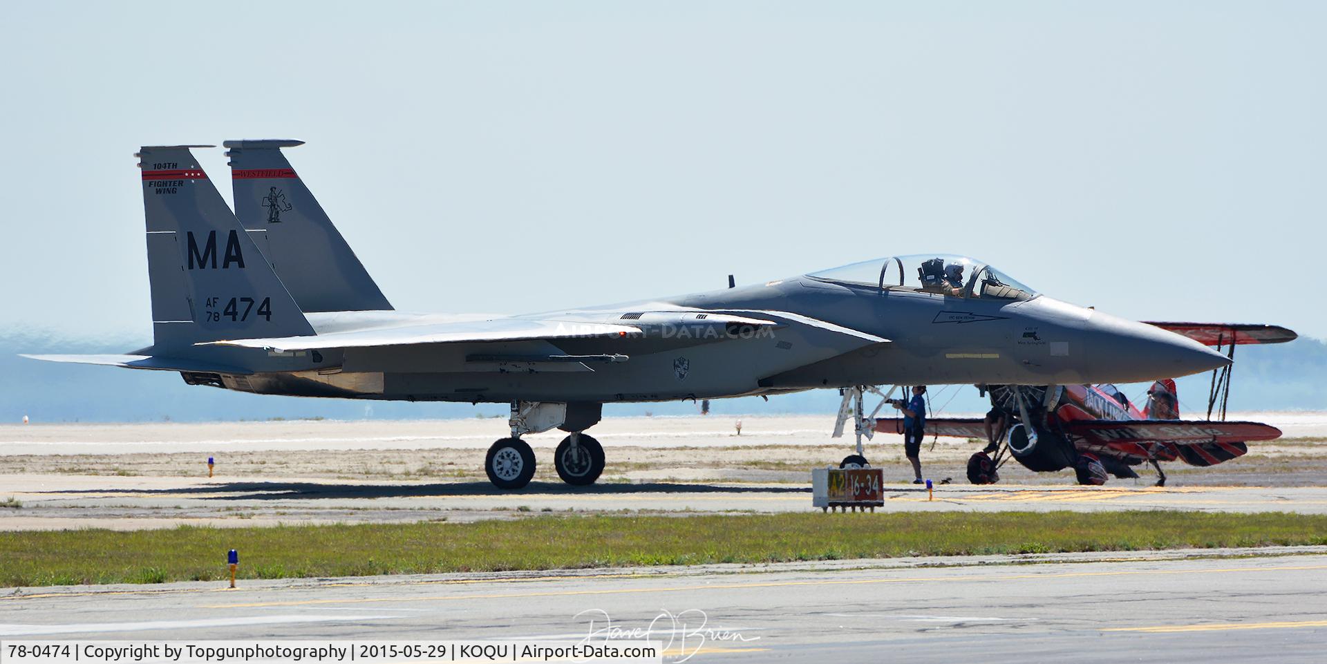 78-0474, McDonnell Douglas F-15C Eagle C/N 0453/C007, Static Arrival