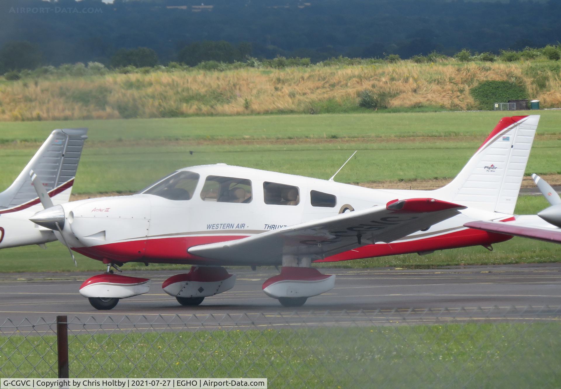 G-CGVC, 2008 Piper PA-28-181 Cherokee Archer III C/N 2843669, At Thruxton Aerodrome, Hants