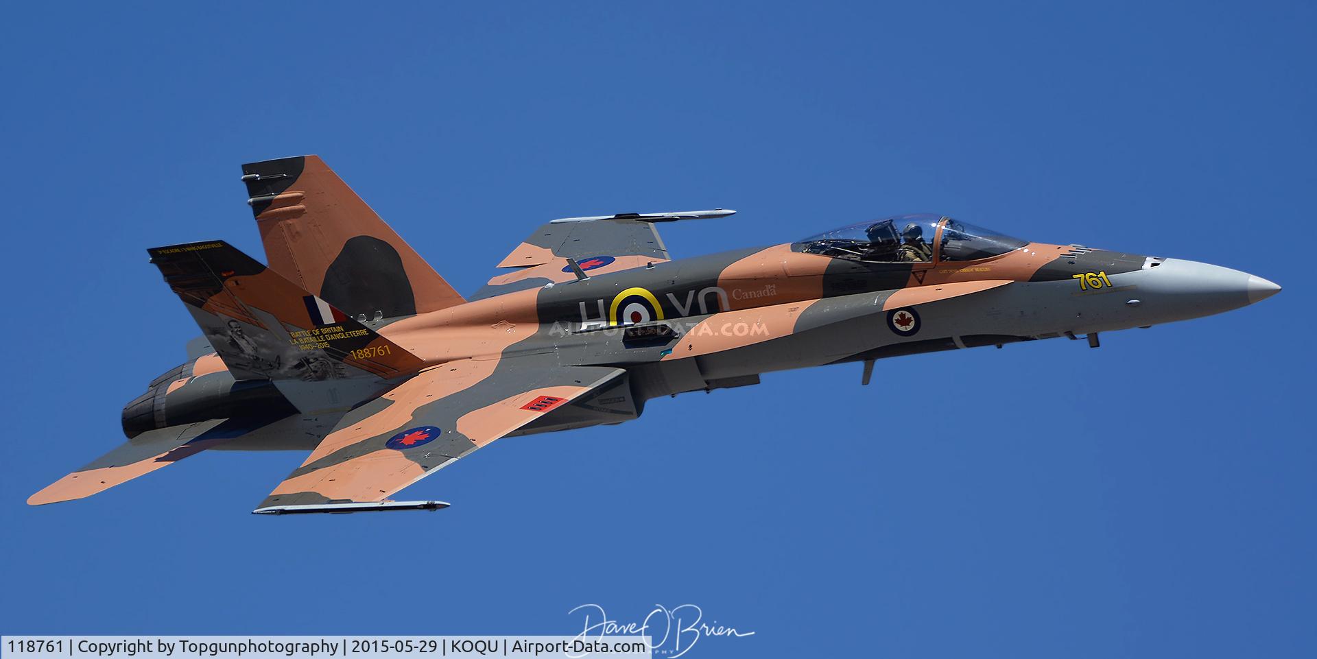 118761, McDonnell Douglas CF-188 (F/A-18A) C/N 417/A346, Dedication Pass