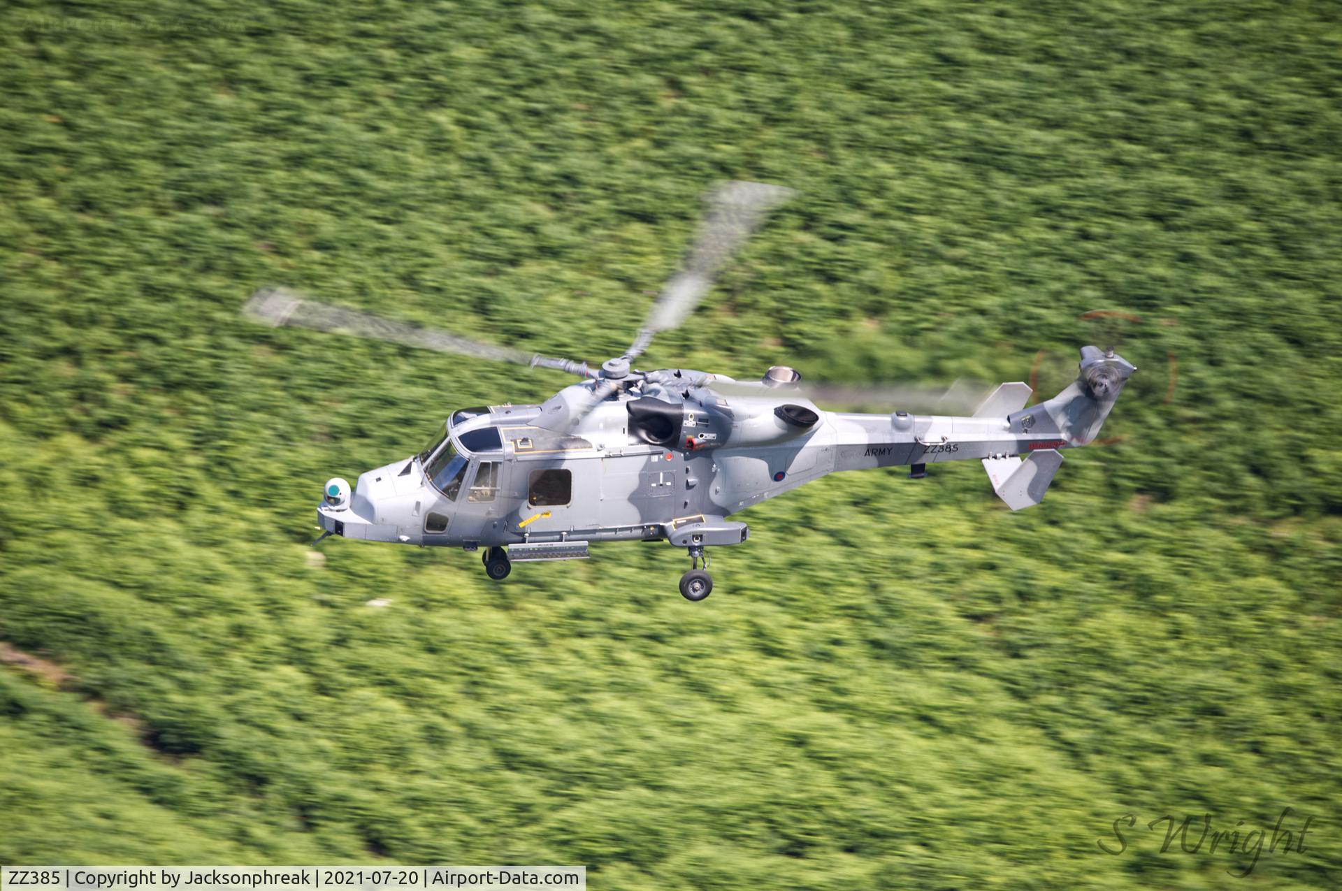 ZZ385, AgustaWestland AW-159 Wildcat AH.1 C/N 504, Low Level at Bwlch Oerdrws, Mach Loop, Wales. UK