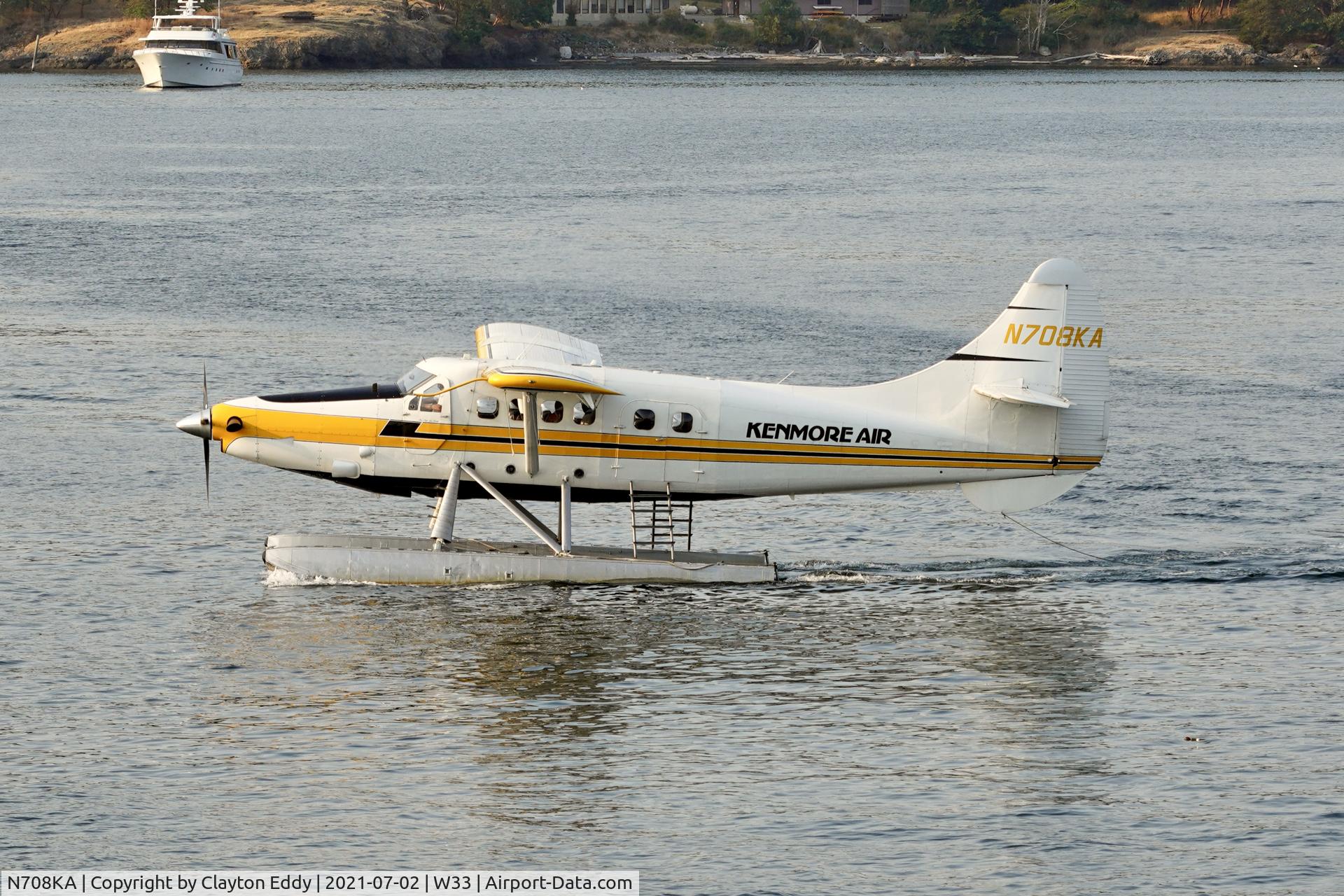 N708KA, 1954 De Havilland Canada DHC-3 Turbo Otter Otter C/N 59, Friday Harbor Seaplane Base Washington 2021.