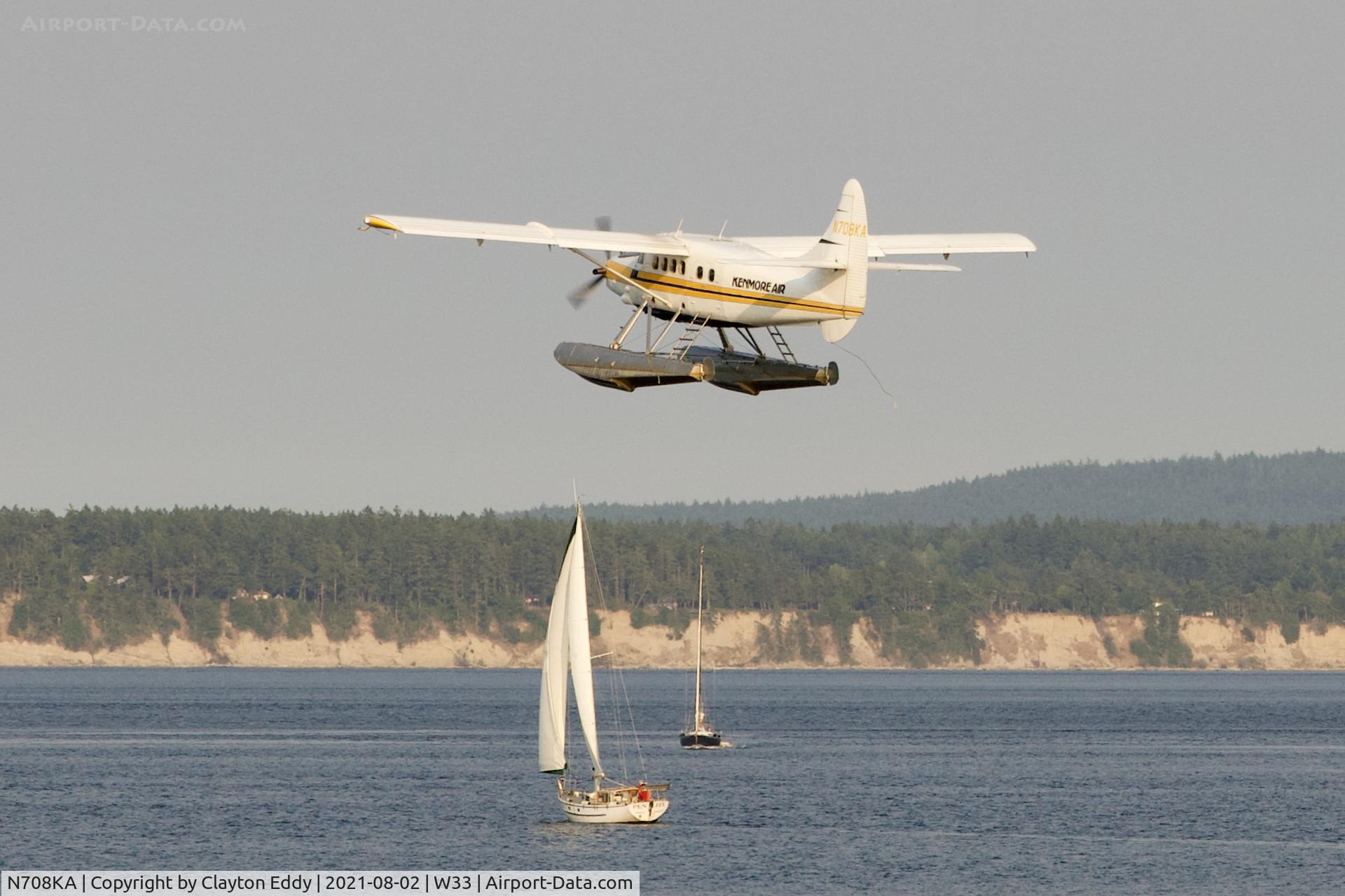 N708KA, 1954 De Havilland Canada DHC-3 Turbo Otter Otter C/N 59, Friday Harbor Seaplane Base Washington 2021.