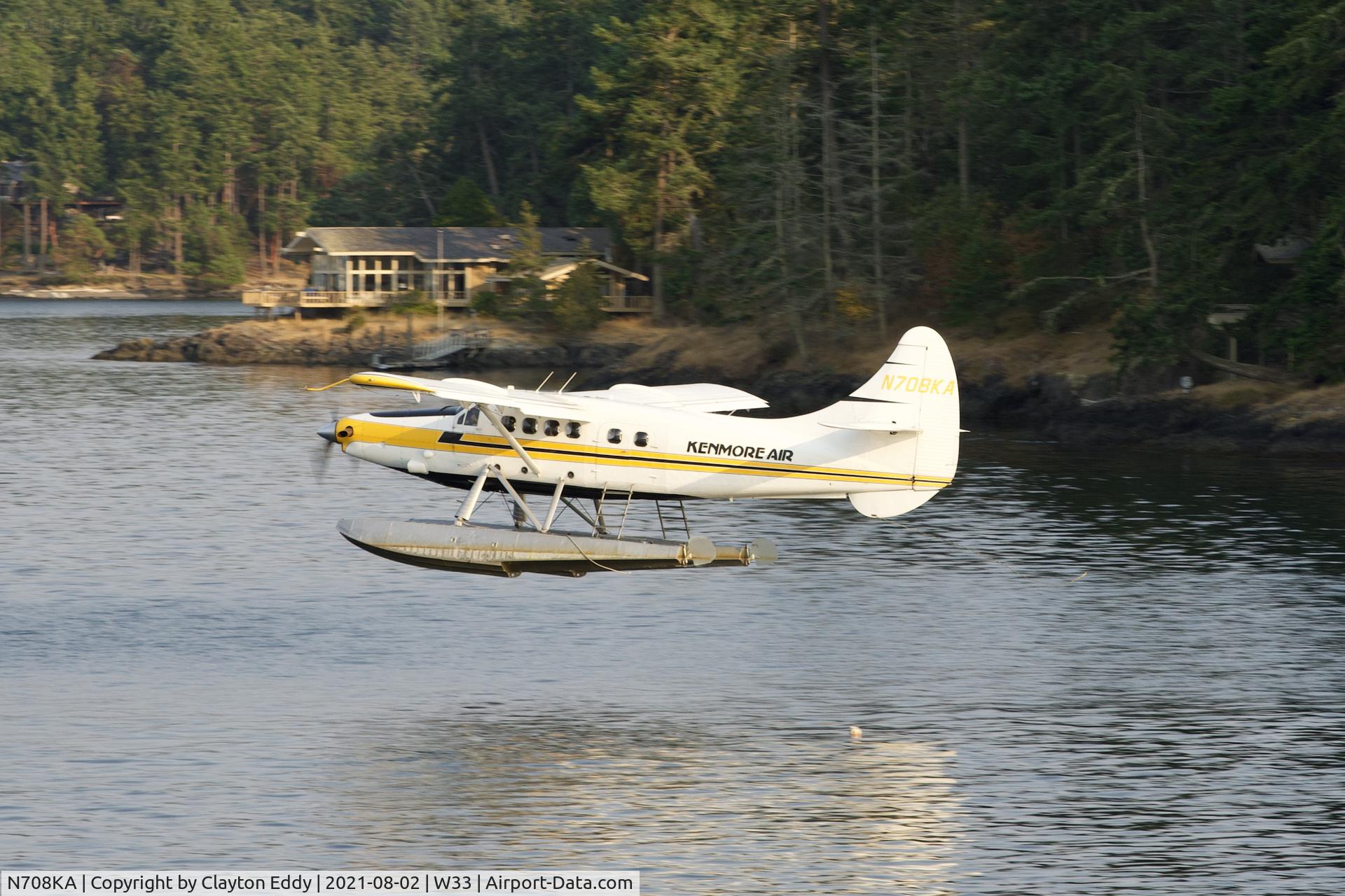 N708KA, 1954 De Havilland Canada DHC-3 Turbo Otter Otter C/N 59, Friday Harbor Seaplane Base Washington 2021.