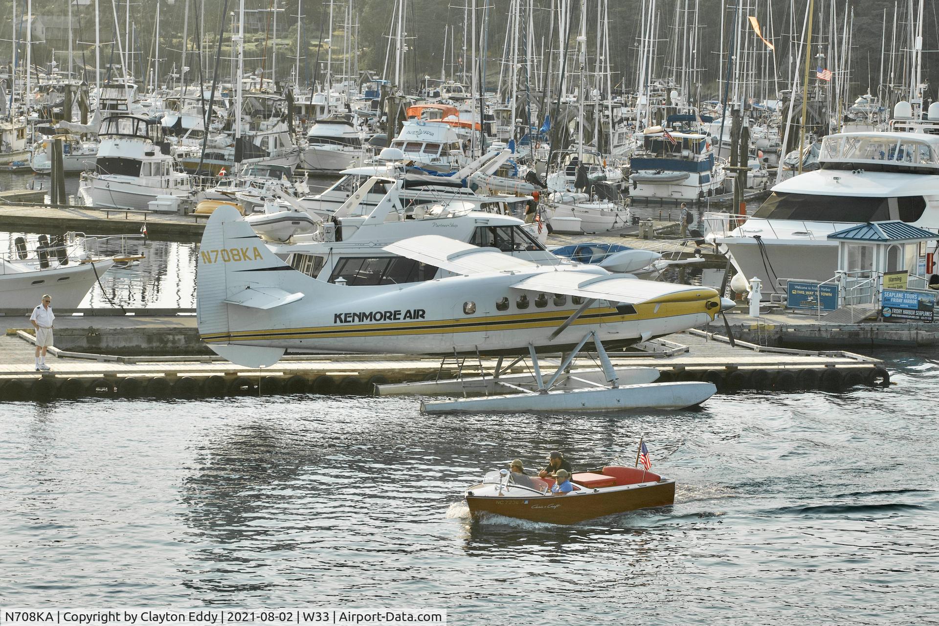 N708KA, 1954 De Havilland Canada DHC-3 Turbo Otter Otter C/N 59, Friday Harbor Seaplane Base Washington 2021.
