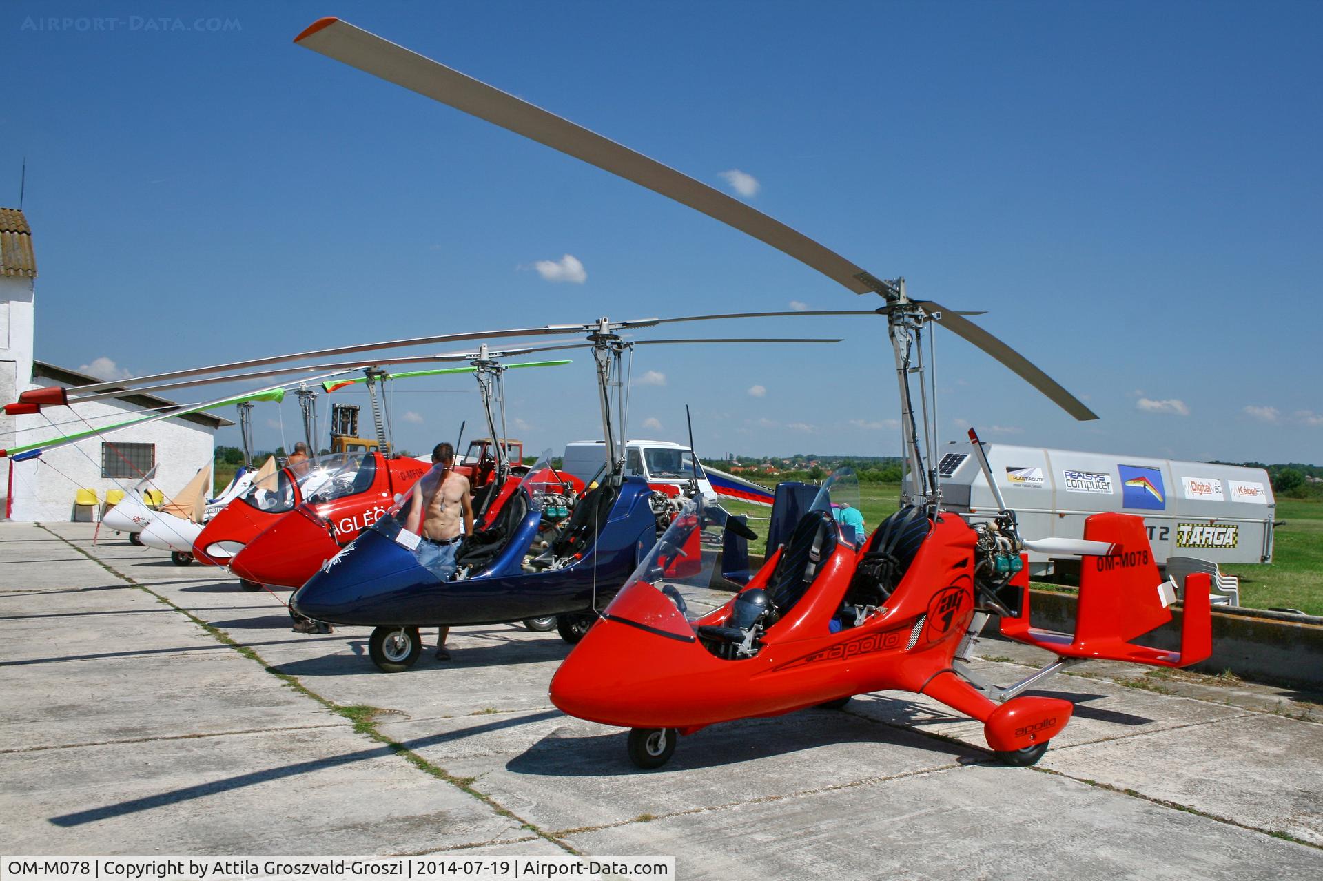 OM-M078, Apollo AG1 Gyro C/N Not found OM-M078, Balatonfökajár Airport, Hungary