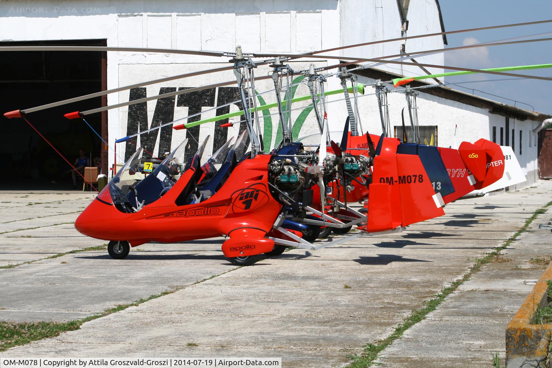 OM-M078, Apollo AG1 Gyro C/N Not found OM-M078, Balatonfökajár Airport, Hungary
