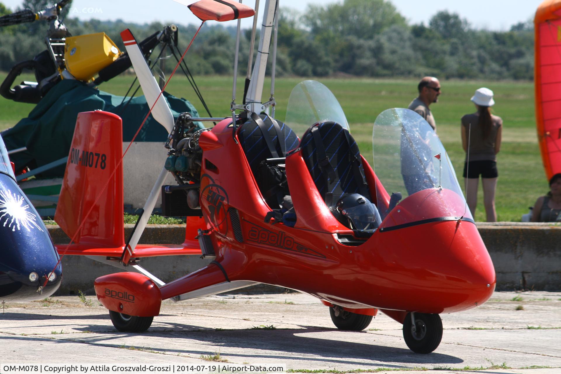 OM-M078, Apollo AG1 Gyro C/N Not found OM-M078, Balatonfökajár Airport, Hungary