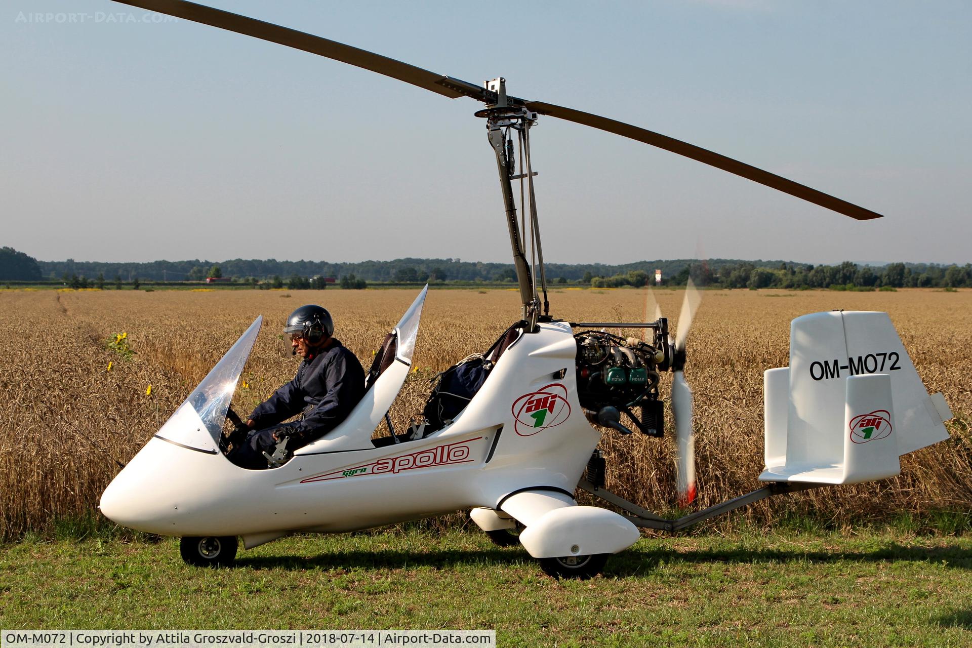 OM-M072, 2012 Apollo Gyro AG-1 C/N 181012, Becsehely Mura Airport, Hungary
