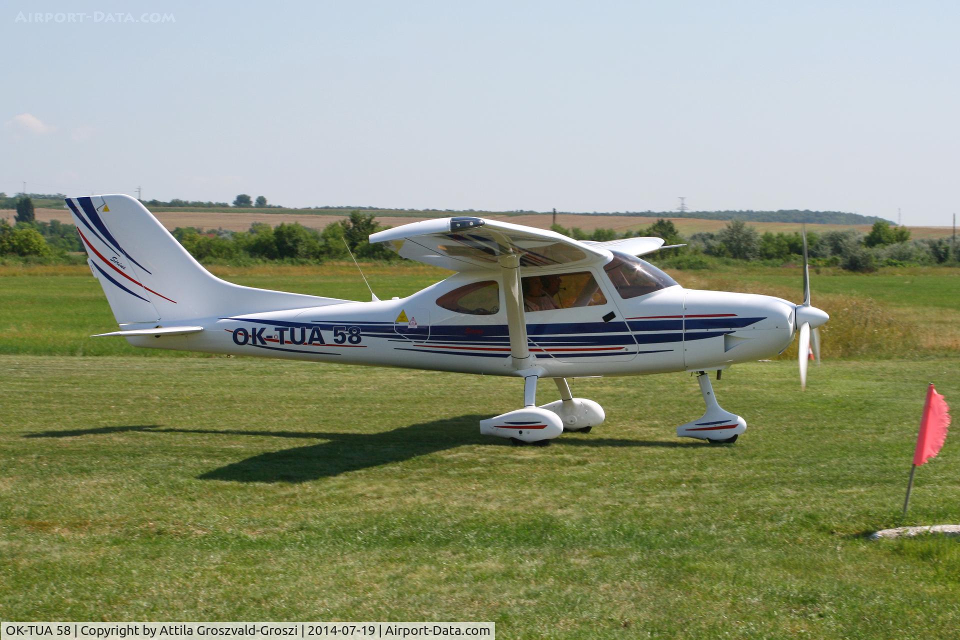 OK-TUA 58, TL Ultralight TL-3000 Sirius C/N Not found OK-TUA, Balatonfökajár Airport, Hungary