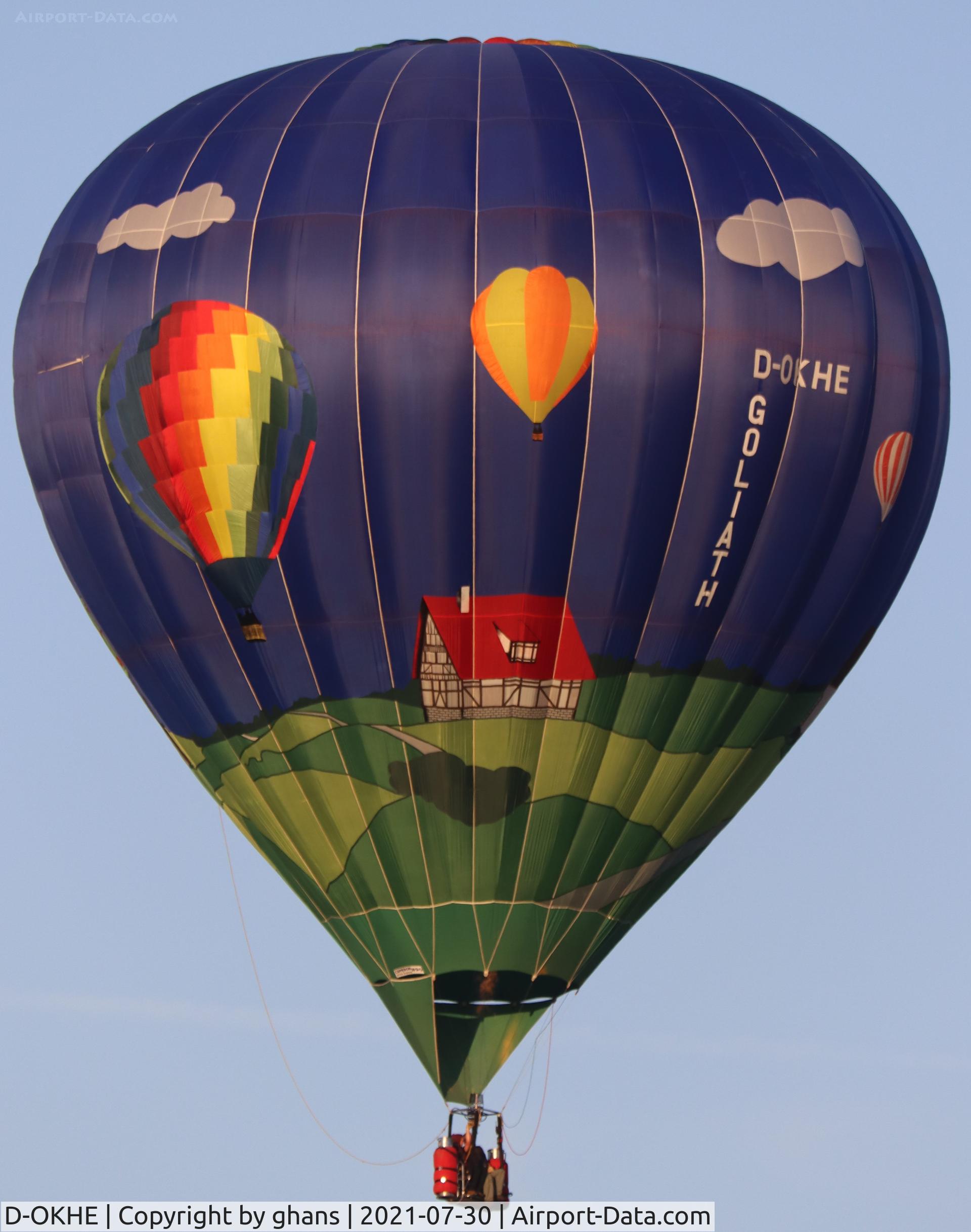 D-OKHE, 1990 Cameron Balloons N-90 C/N 2324, @ Chambley