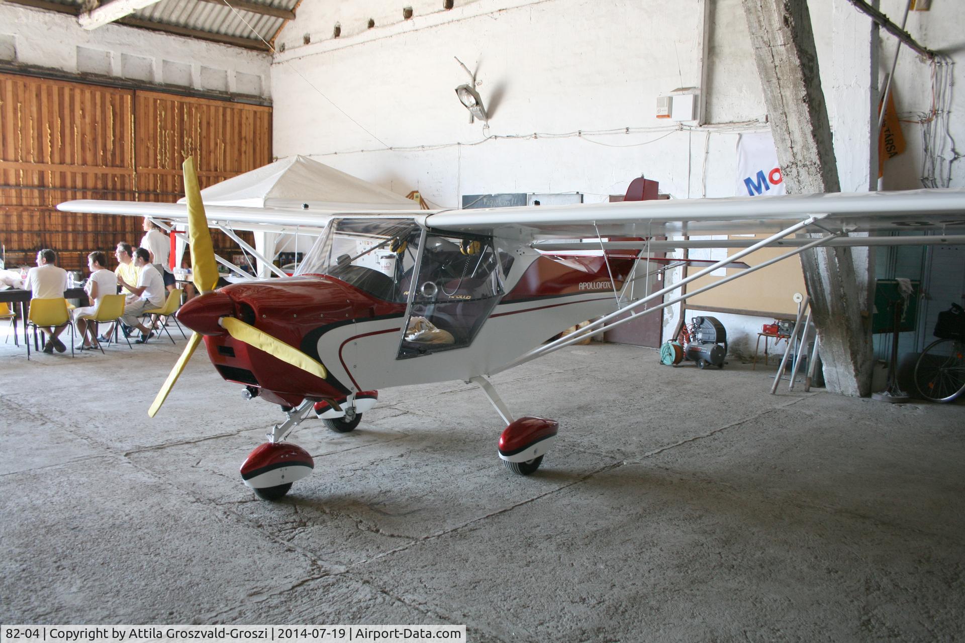 82-04, 2013 Halley Apollo Fox C/N 220813, Balatonfökajár Airport, Hungary