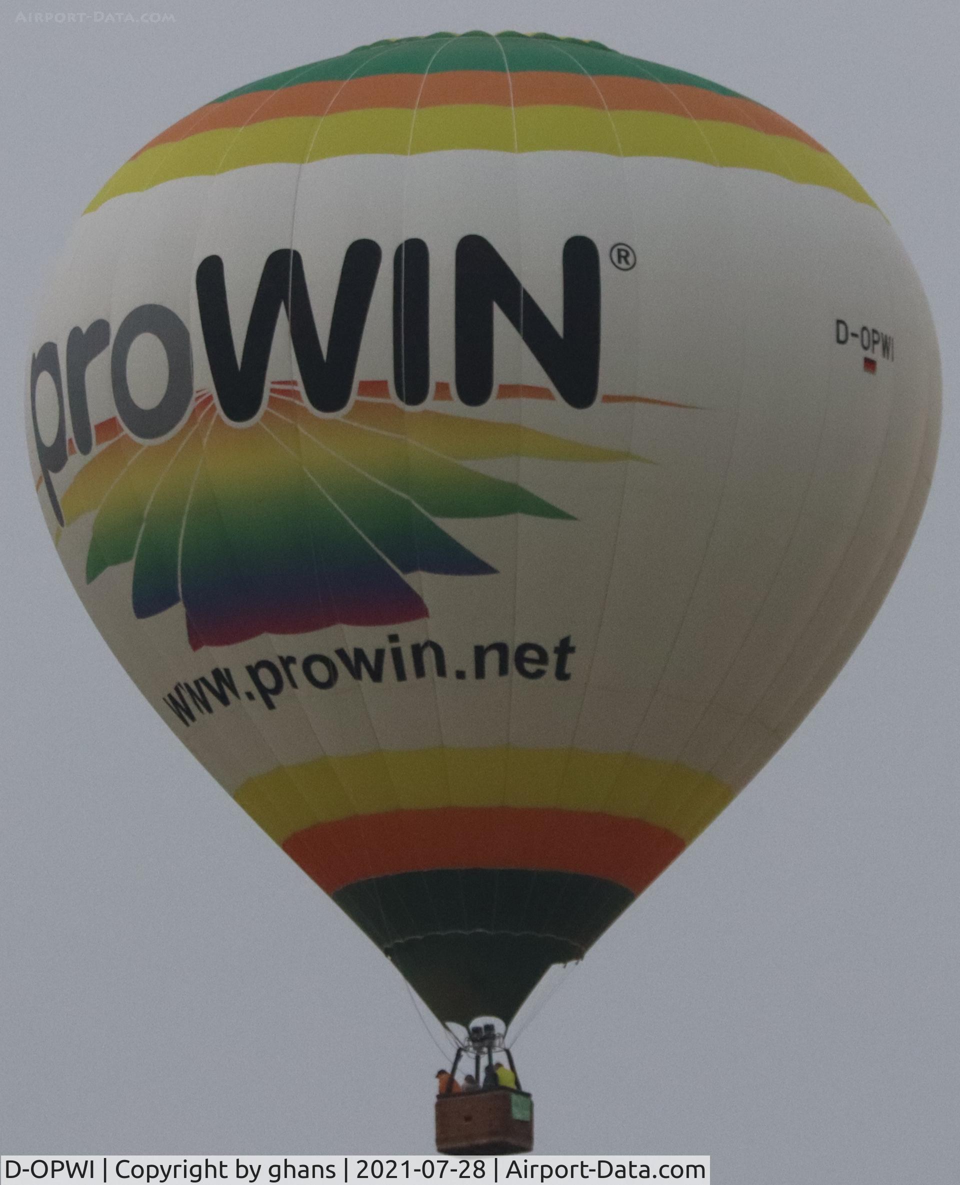 D-OPWI, 2010 Fireballoons G30/24 C/N 1420, @ Chambley