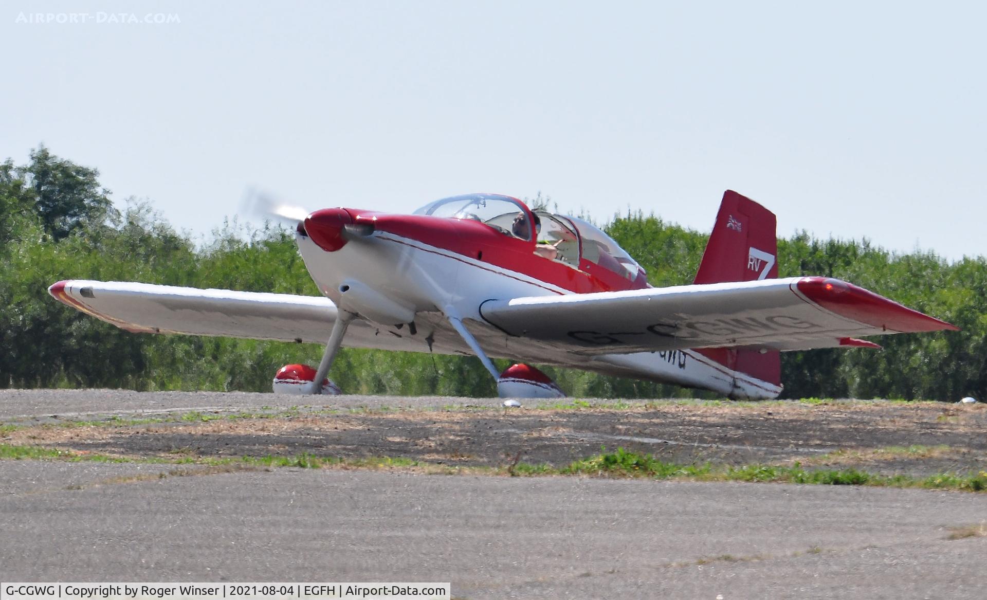 G-CGWG, 2011 Vans RV-7 C/N PFA 323-14486, Resident RV-7.